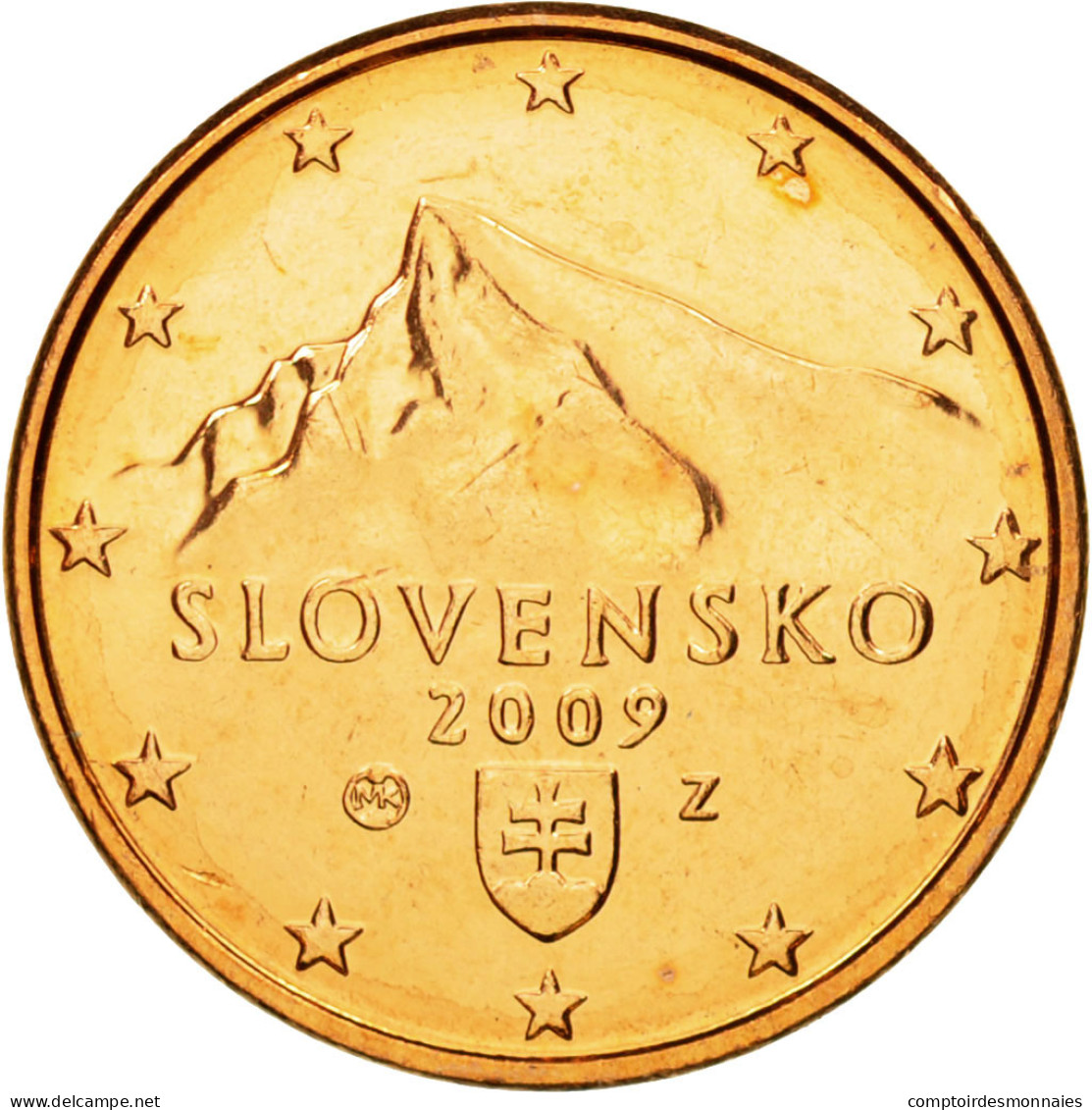 Slovaquie, Euro Cent, 2009, FDC, Copper Plated Steel, KM:95 - Slovaquie