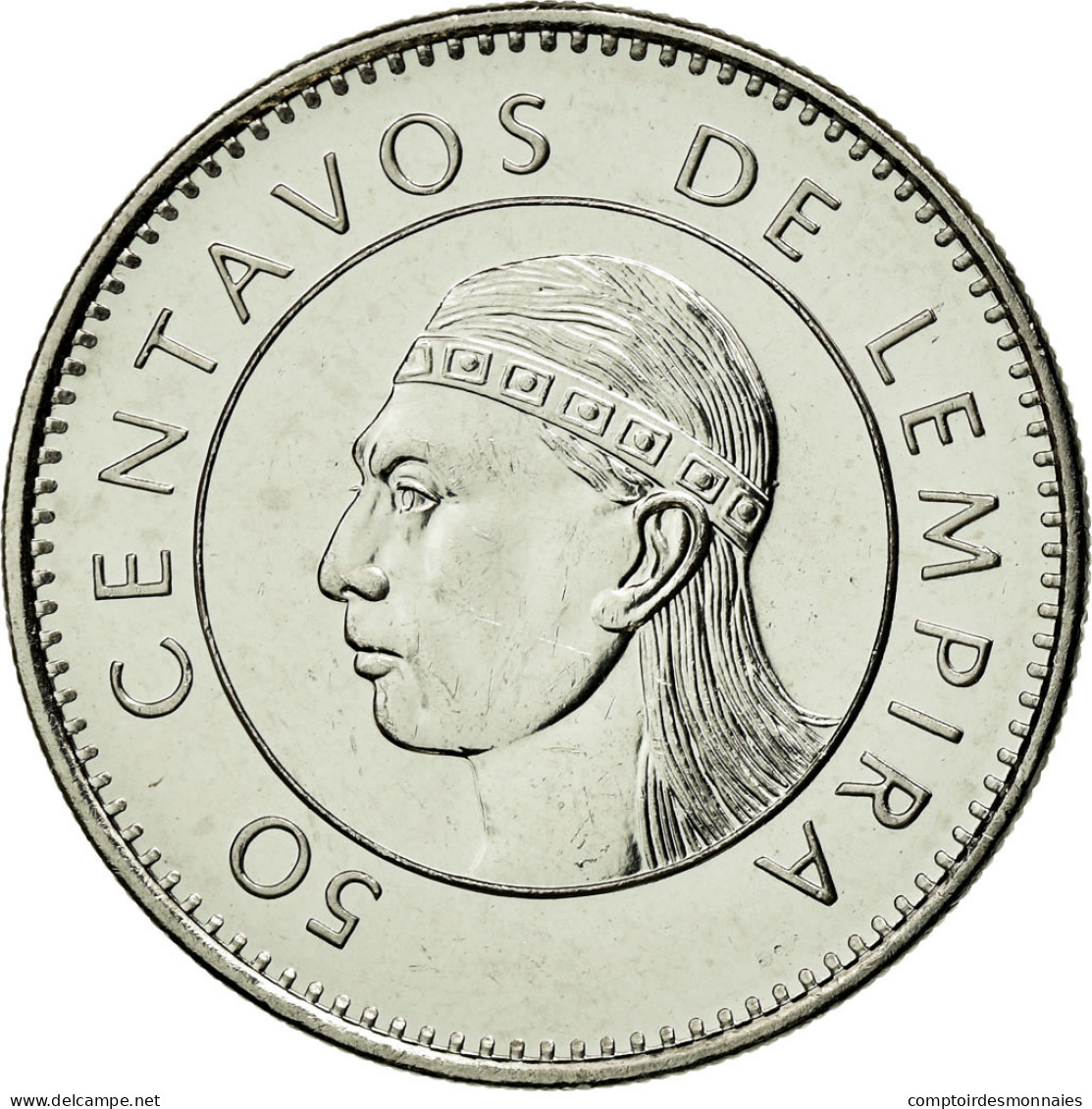 Monnaie, Honduras, 50 Centavos, 2005, SPL, Nickel Plated Steel, KM:84a.2 - Honduras