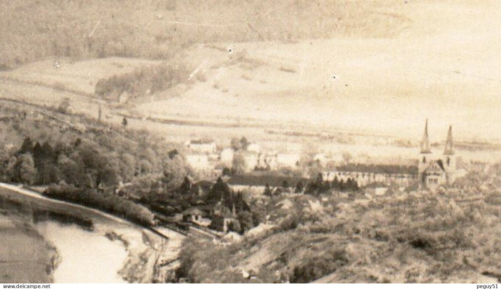 Luxembourg. Echternach. Hôtel Bel'Air. Valllée De La Sûre Vers La Basilique. 1932 - Echternach