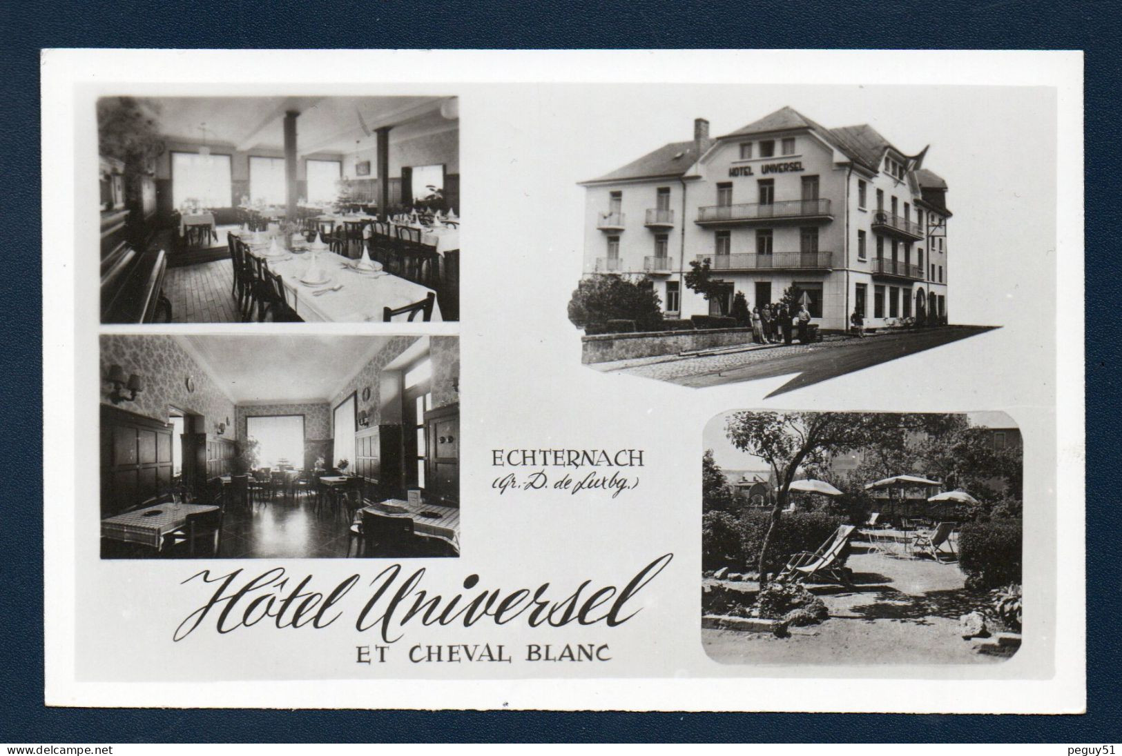 Luxembourg. Echternach.  Hôtel Universel Et Cheval Blanc, 40 Rue Du Luxembourg. - Echternach