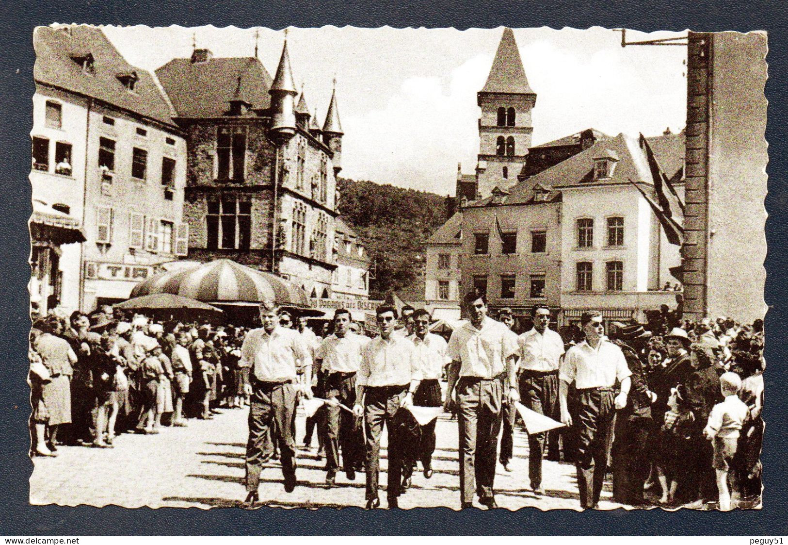 Luxembourg. Echternach. Procession Dansante. Place Du Marché, Denzelt. 1957 - Echternach