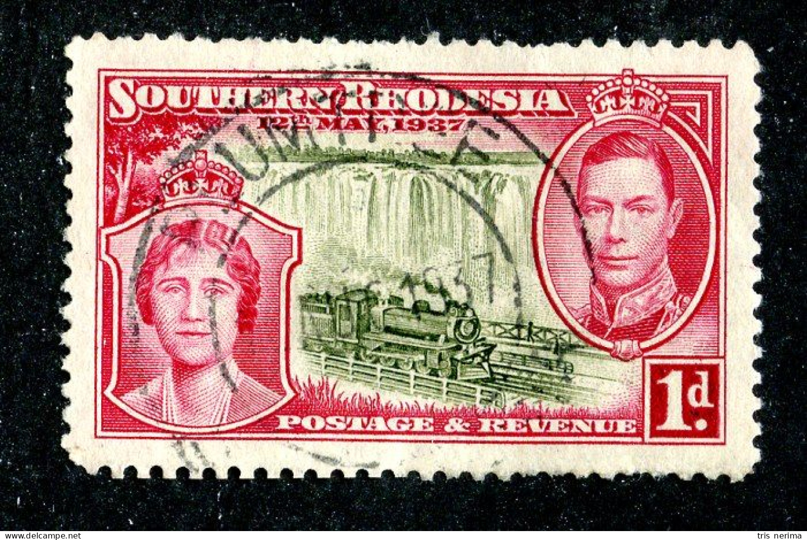 60 BCXX 1937 Scott # 38 Used (offers Welcome) - Southern Rhodesia (...-1964)