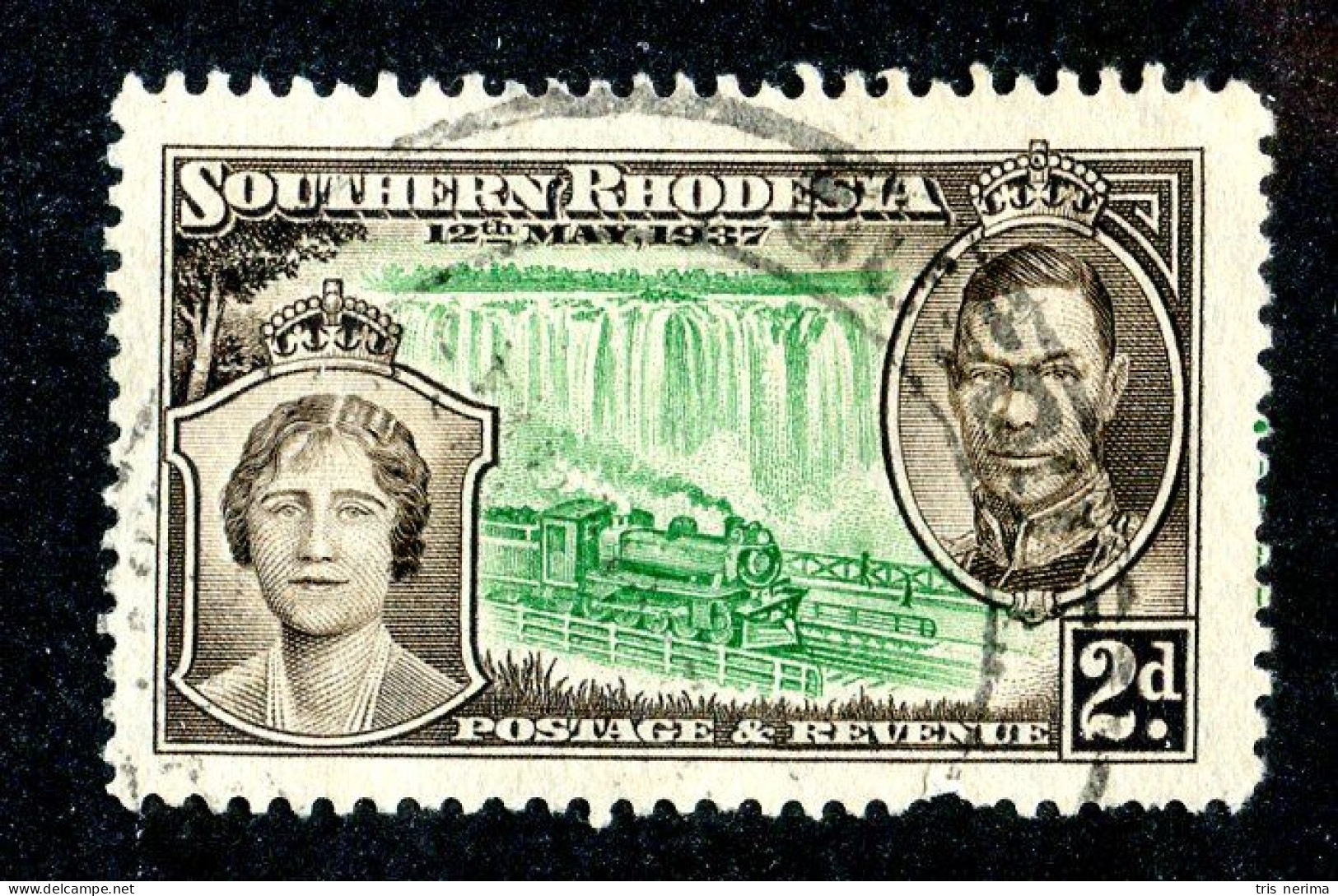 62 BCXX 1937 Scott # 39 Used (offers Welcome) - Southern Rhodesia (...-1964)