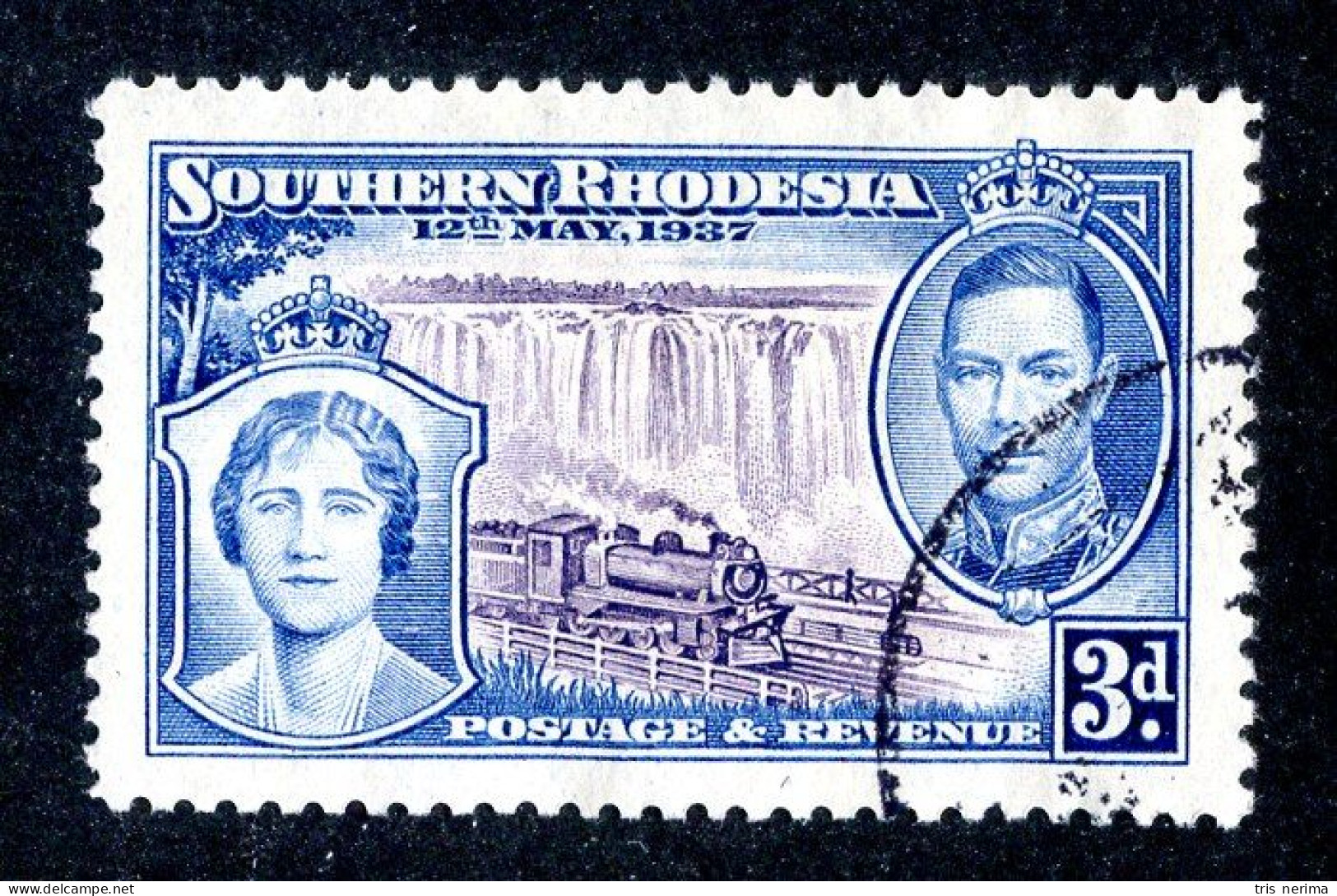 65 BCXX 1937 Scott # 40 Used (offers Welcome) - Southern Rhodesia (...-1964)