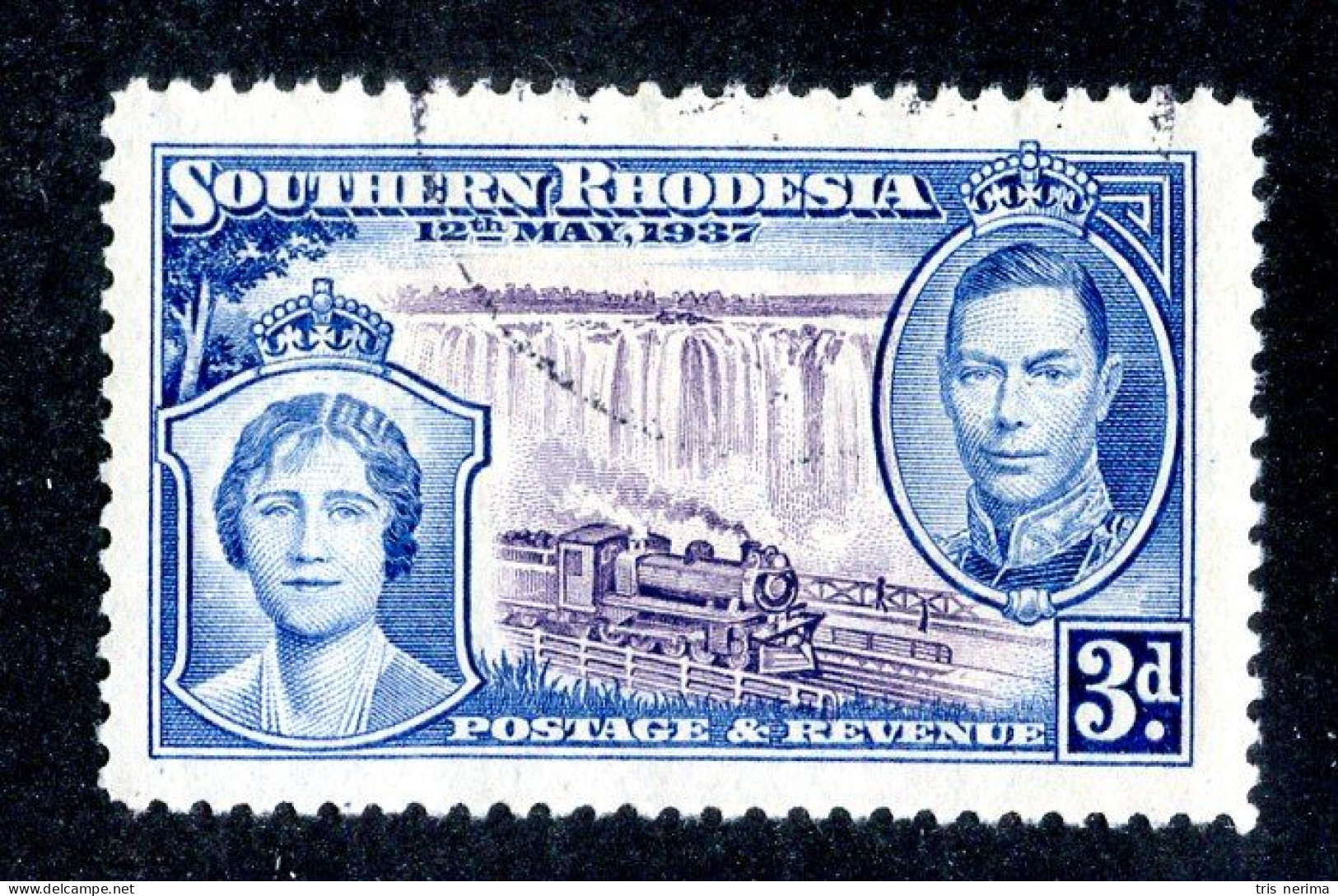 68 BCXX 1937 Scott # 40 Used (offers Welcome) - Southern Rhodesia (...-1964)