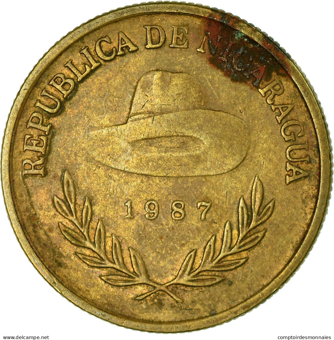 Monnaie, Nicaragua, Cordoba, 1987, TTB, Aluminum-Bronze, KM:59 - Nicaragua