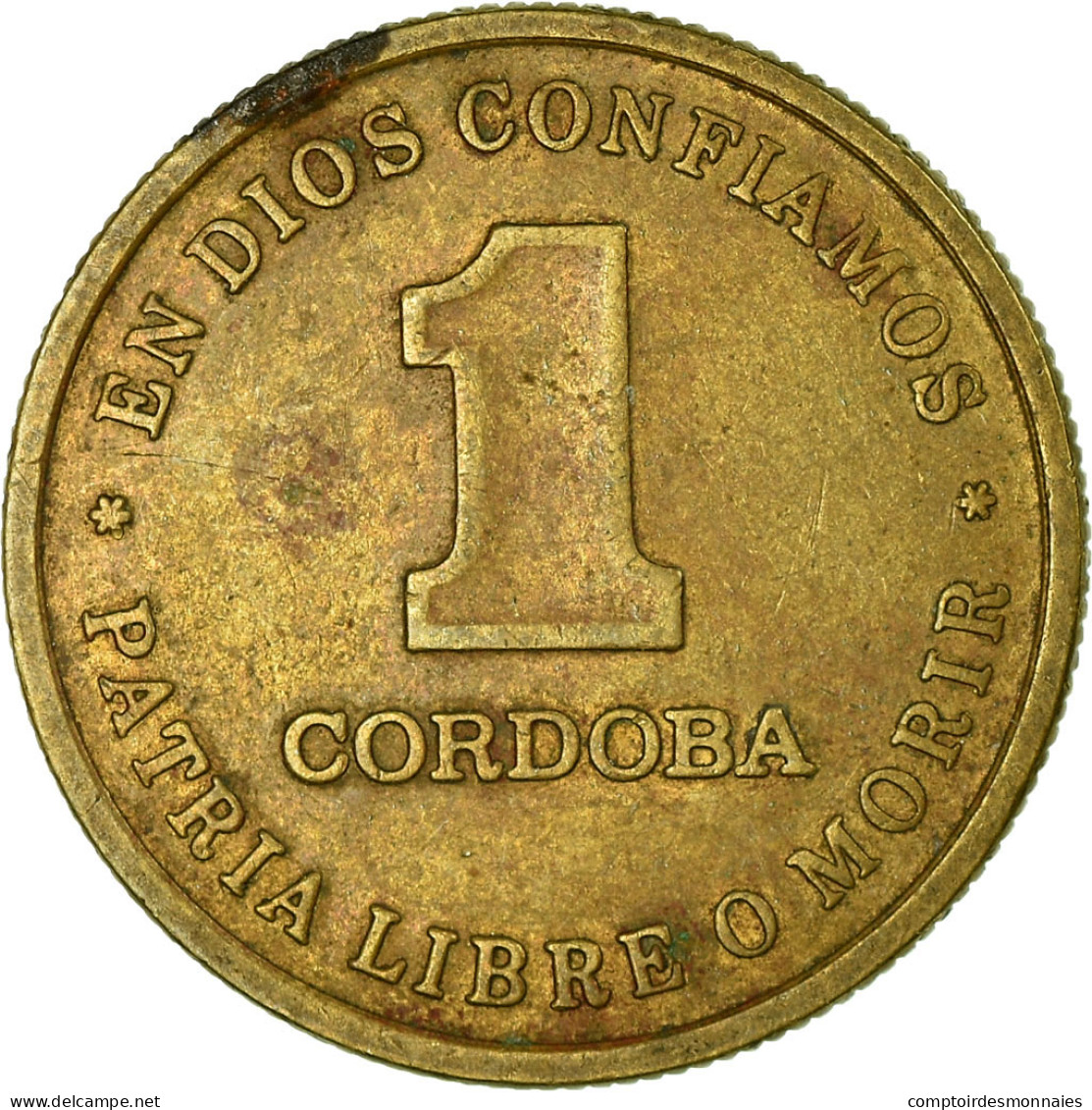 Monnaie, Nicaragua, Cordoba, 1987, TTB, Aluminum-Bronze, KM:59 - Nicaragua