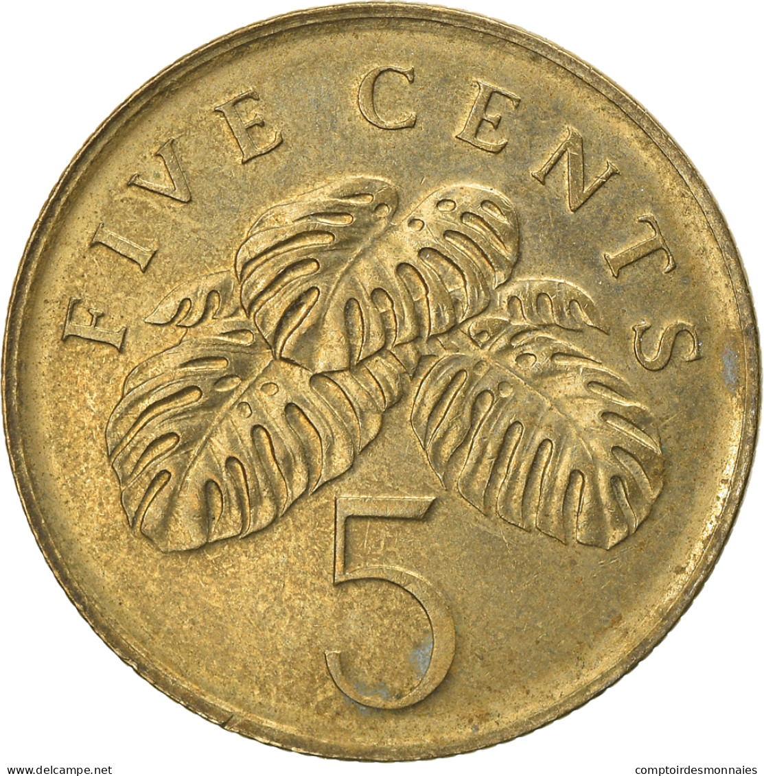 Monnaie, Singapour, 5 Cents, 2004, Singapore Mint, TTB, Aluminum-Bronze, KM:99 - Singapore