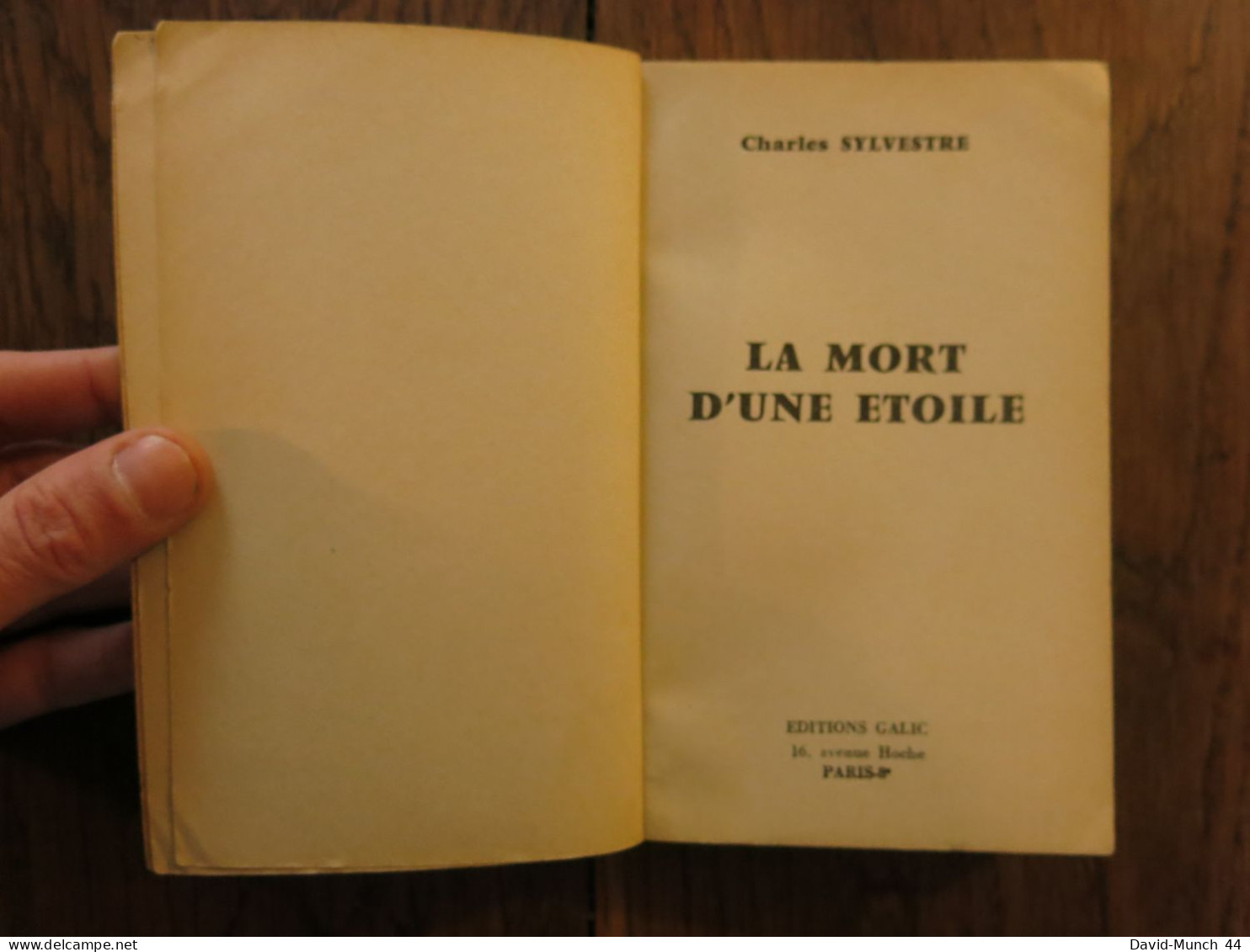 La Mort D'Une Etoile De Charles Sylvestre. Galic, Collection "Les Carnets Des Services Secrets" N°56. 1964 - Andere & Zonder Classificatie