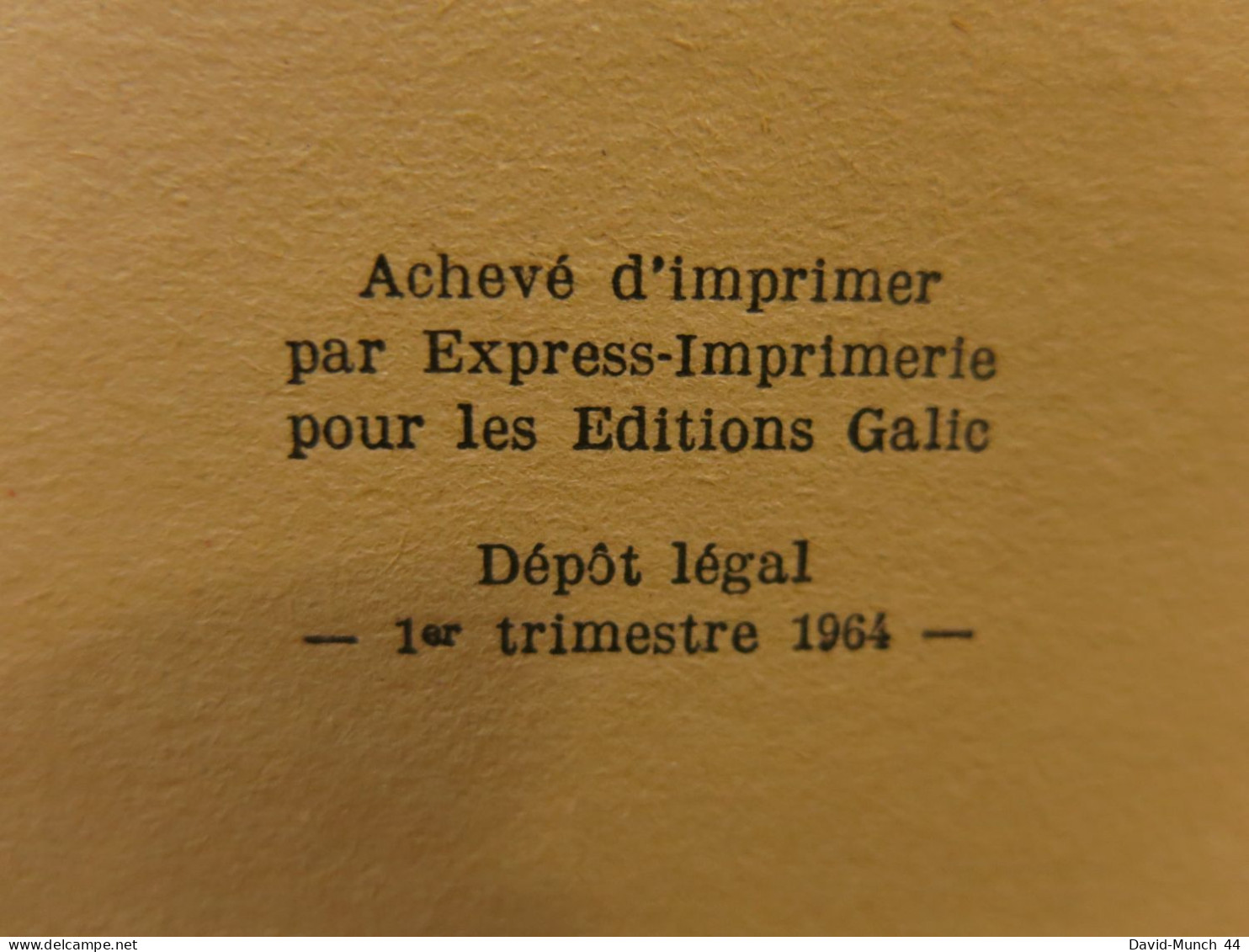 La Mort D'Une Etoile de Charles Sylvestre. Galic, Collection "Les Carnets Des Services Secrets" N°56. 1964
