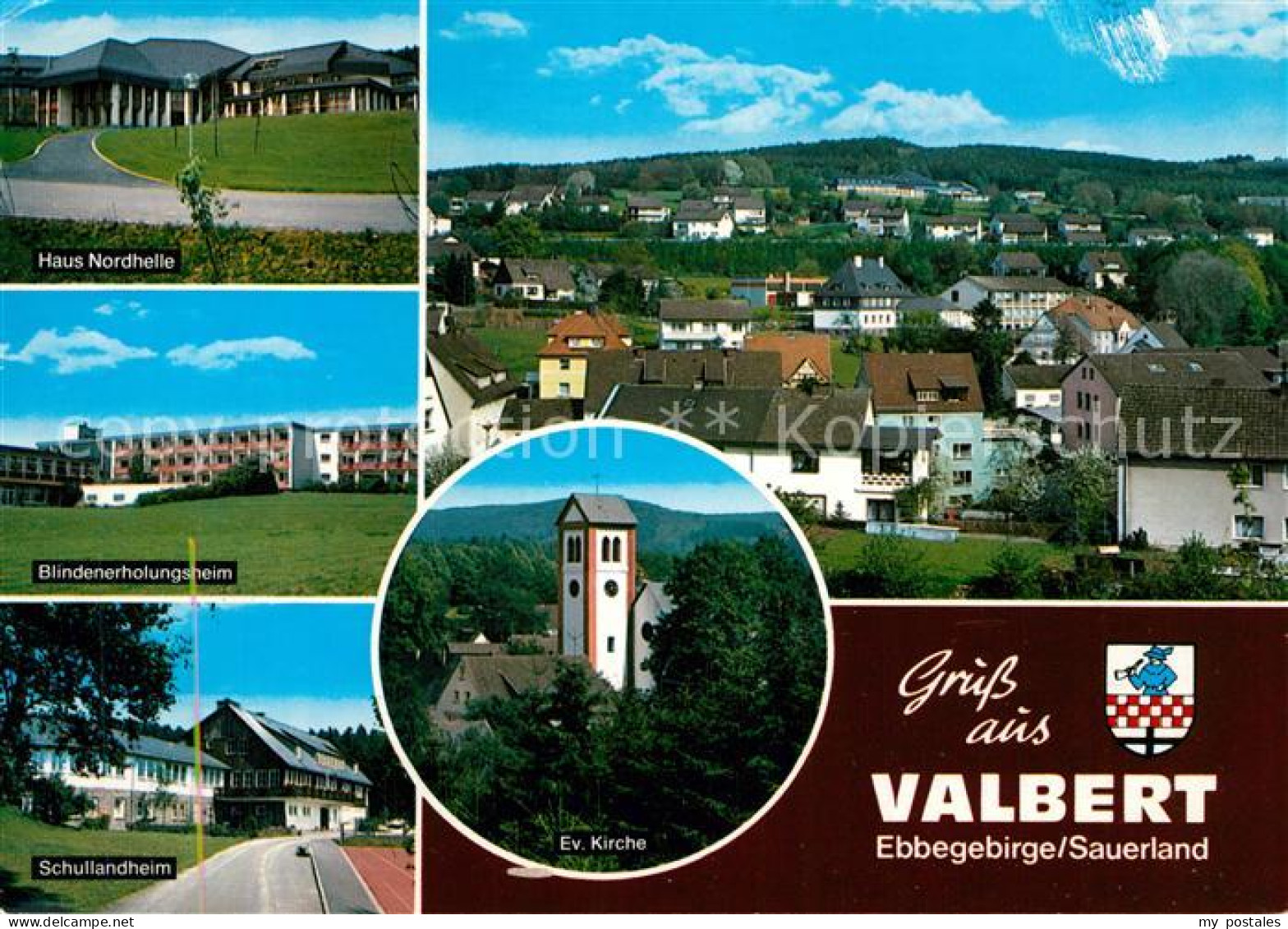 43186434 Valbert Haus Nordhelle Blindenerholungsheim Schullandheim Kirche Valber - Meinerzhagen