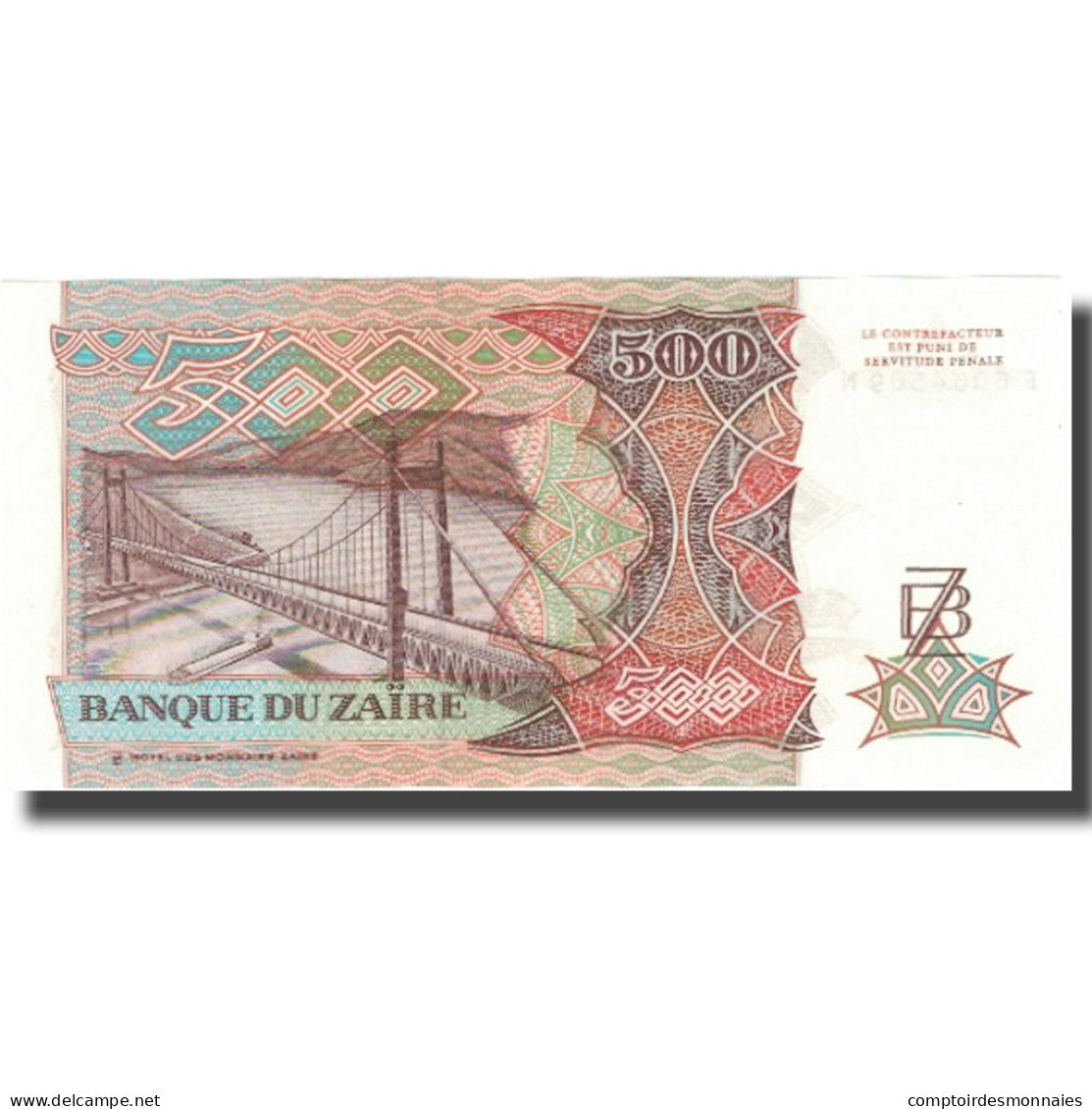 Billet, Zaïre, 500 Zaïres, 1989-06-24, KM:34a, NEUF - Zaïre