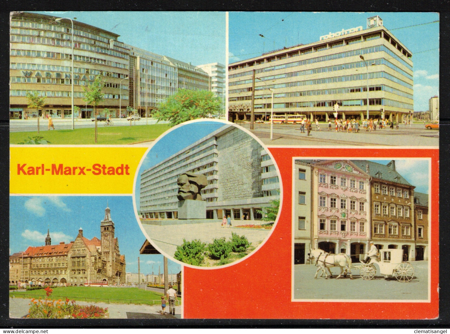 371z *KARL-MARX-STADT * IN 5 ANSICHTEN * 1985 **! - Chemnitz (Karl-Marx-Stadt 1953-1990)