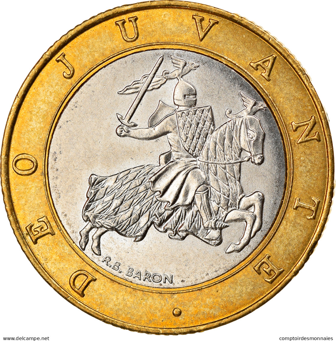 Monnaie, Monaco, Rainier III, 10 Francs, 2000, SUP, Bi-Metallic, Gadoury:MC160 - 1960-2001 New Francs