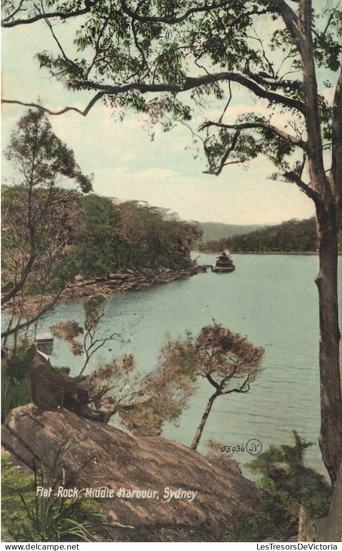 AUSTRALIE - Sydney - Flat Rock - Middle Harbour - Colorisé - Carte Postale Ancienne - Sydney
