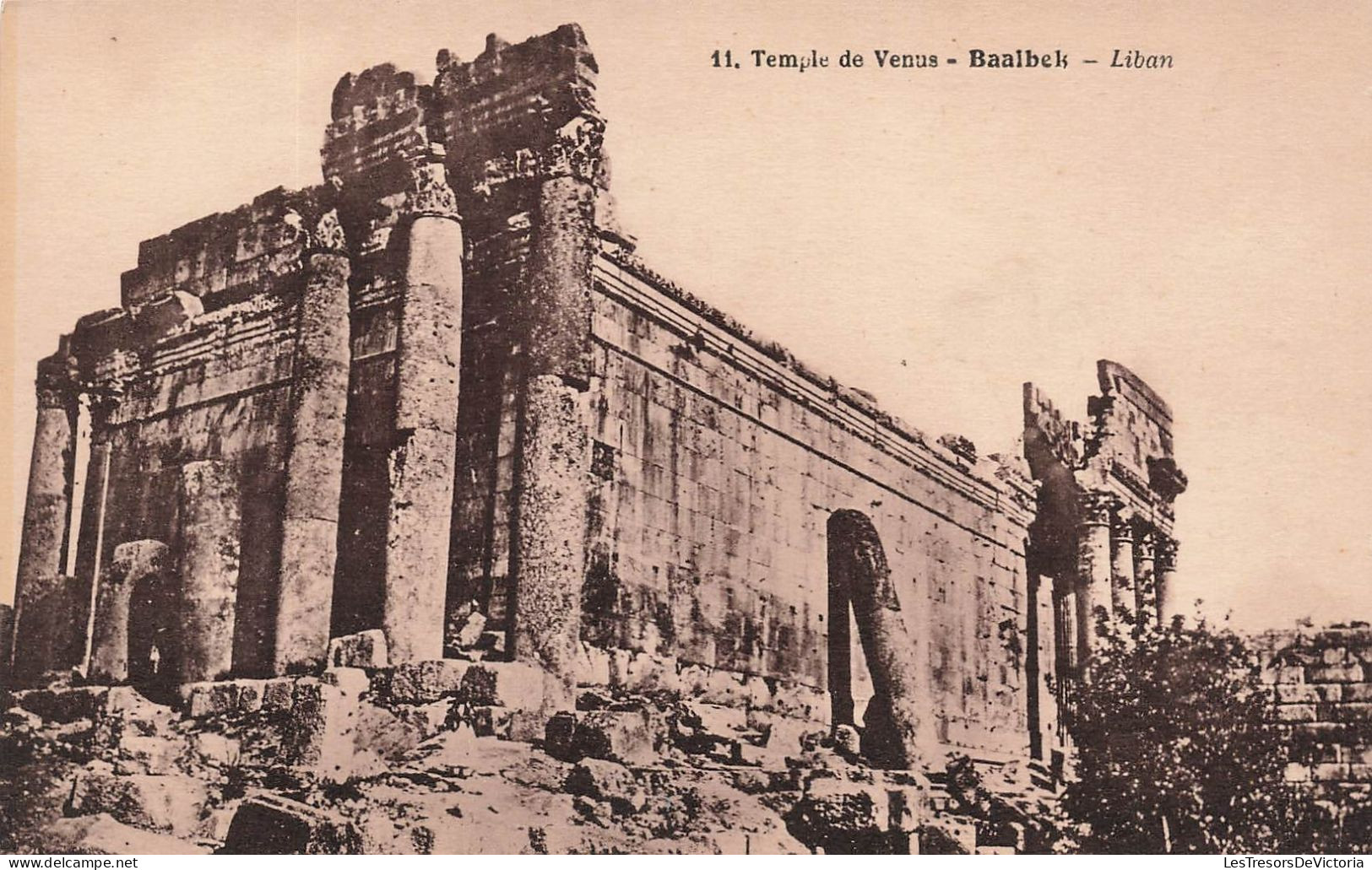 LIBAN - Baalbek - Vue Générale Du Temple De Venus - Carte Postale Ancienne - Liban