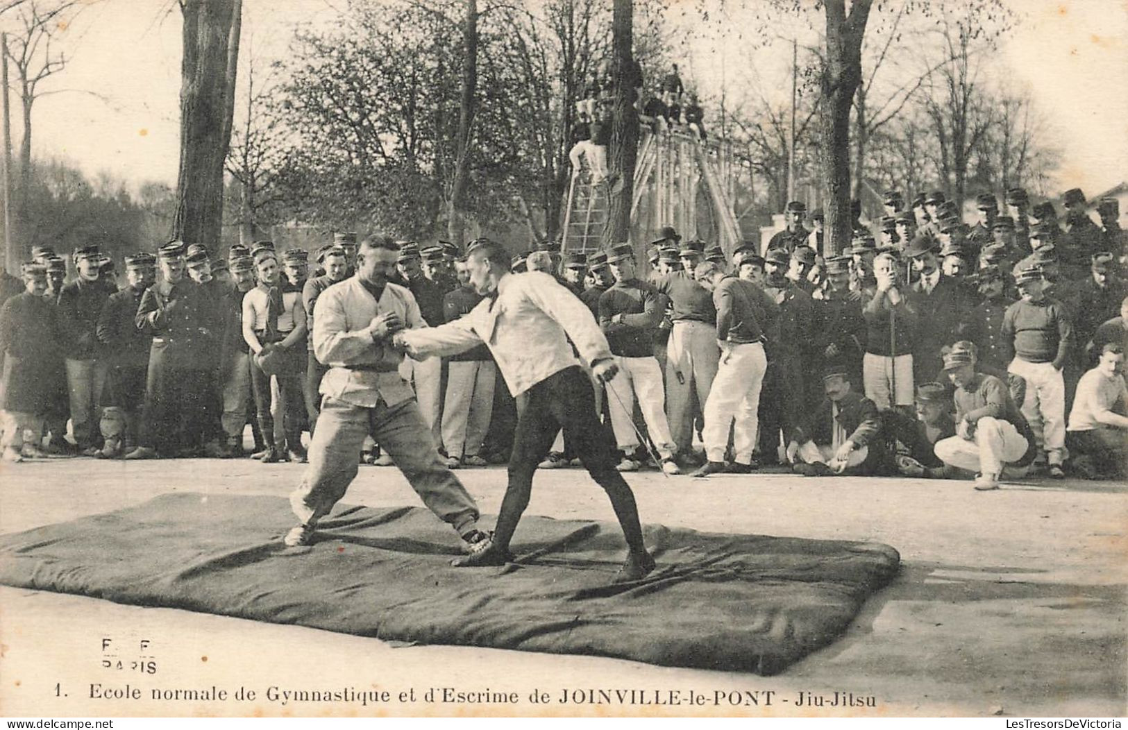 MILITARIA - Joinville - École Normale Militaire De Gymnastique Et De L'escrime - Jiu-Jitsu - Carte Postale Ancienne - Other & Unclassified