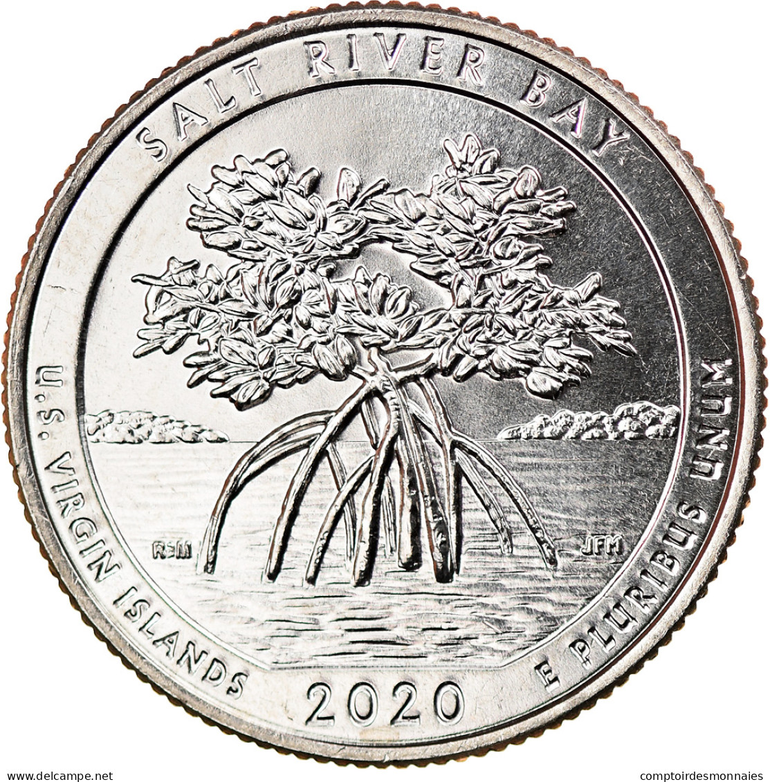 Monnaie, États-Unis, Quarter, 2020, Denver, Salt River Bay - Virgin Islands - 2010-...: National Parks