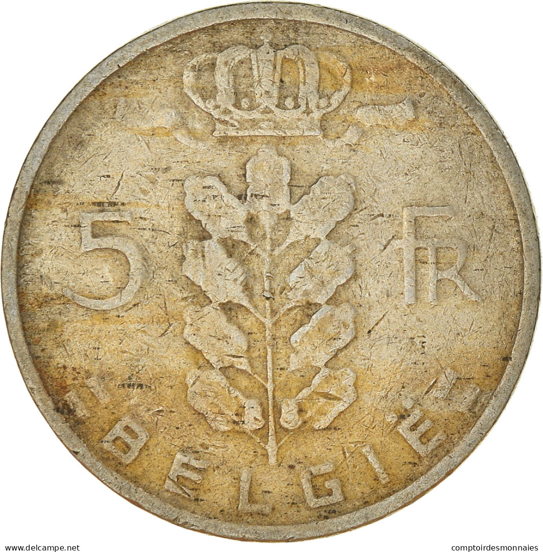 Monnaie, Belgique, 5 Francs, 5 Frank, 1967, TB, Cupro-nickel, KM:135.1 - 5 Frank