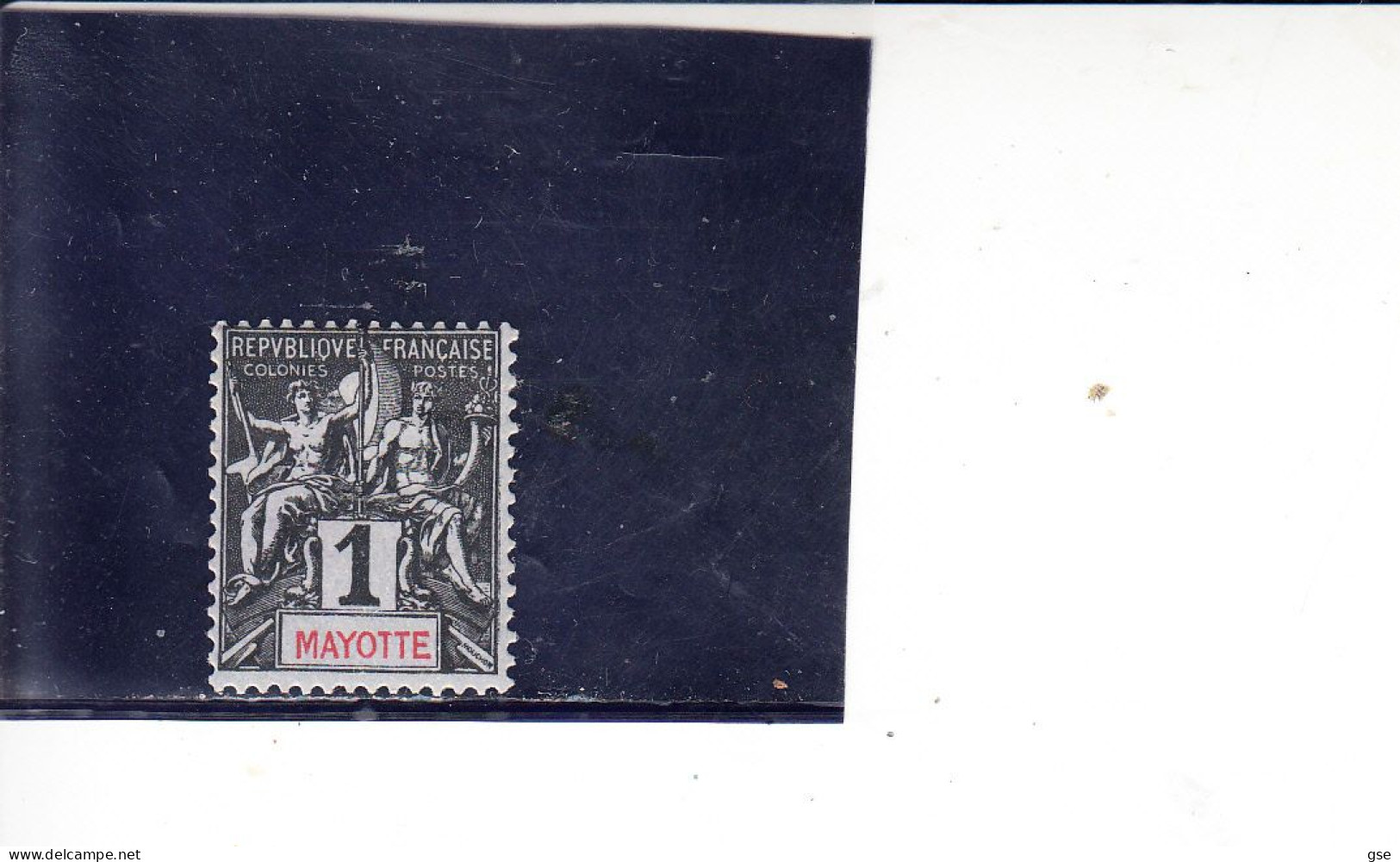 MAYOTTE  1892-99 - Yvert  1* (L) - Serie Corrente - Neufs