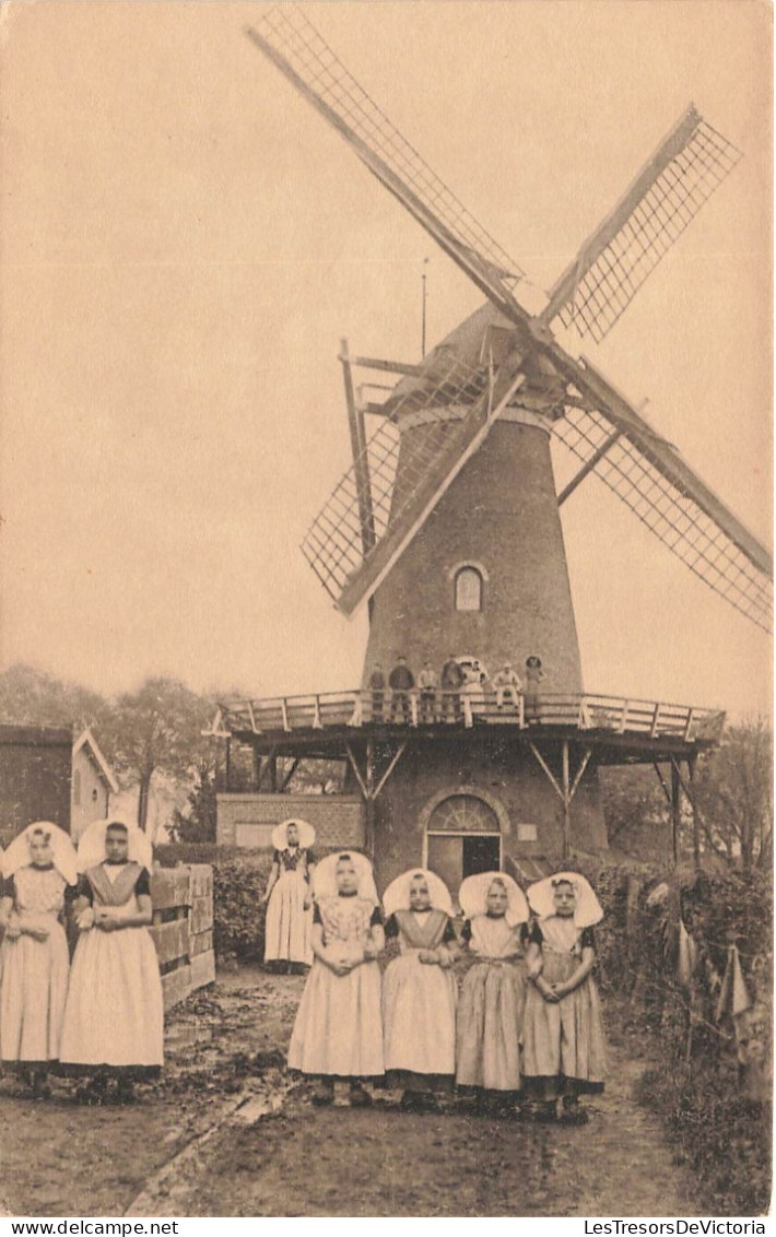 BELGIQUE - Anvers - Coin De Westende à Anvers - Des Enfants Devant Le Moulin - Carte Postale Ancienne - Other & Unclassified