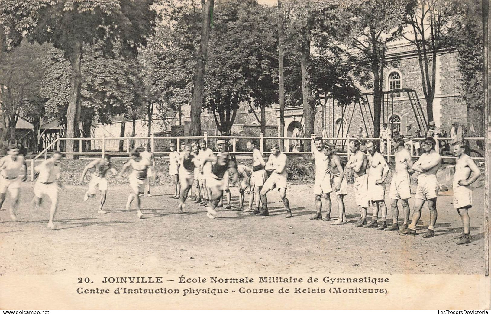 MILITARIA - Ecole Normale Militaire De Gymnastique - Course De Relais - Joinville - Carte Postale Ancienne - Other & Unclassified