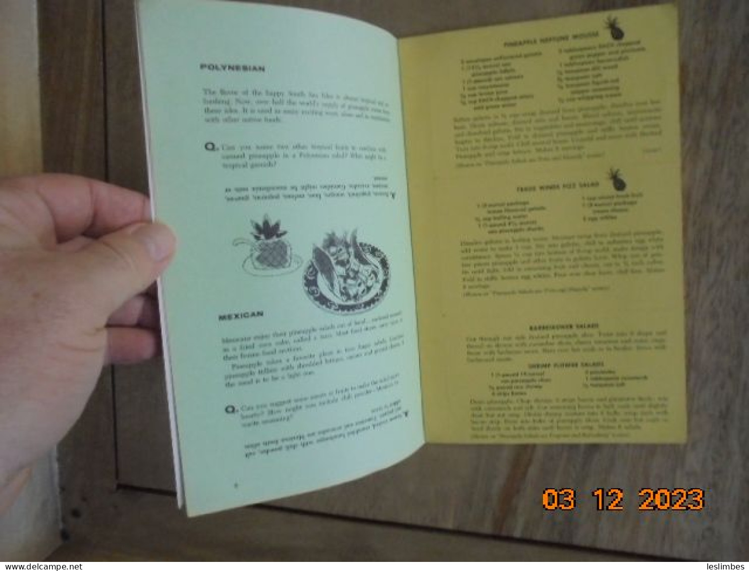 Canned Pineapple's Garden Of Salads (Student Booklet) - Home Economics Department, Pineapple Growers Association - Américaine