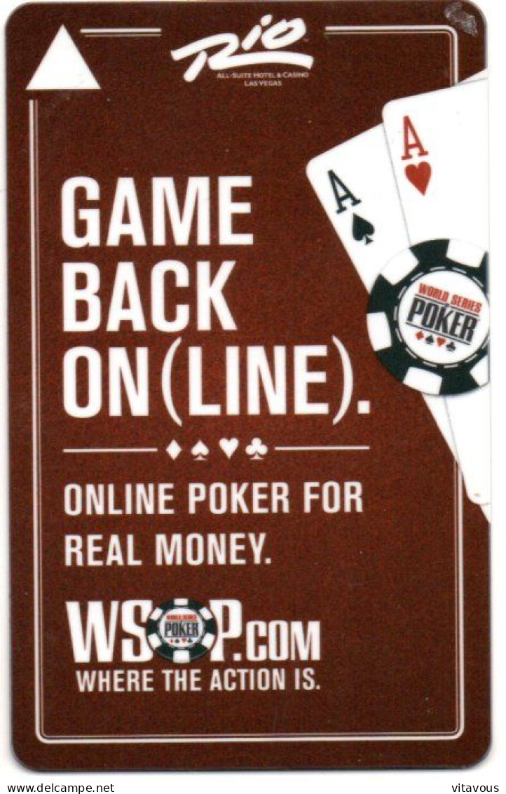 Casino Poker Restaurant Carte RIO Card (F 71) - Tarjetas De Casino