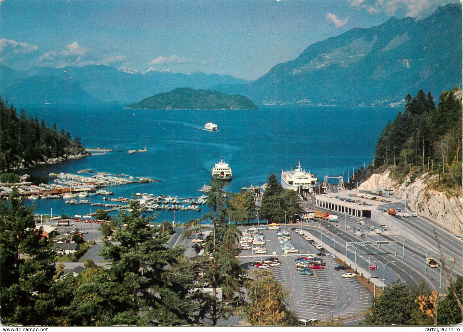 Canada Postcard Vancouver Bay Annd Ferry Terminal Horseshoe Bay - Vancouver