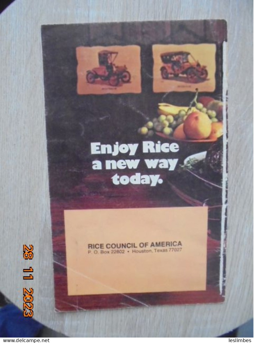 Man-pleasing Recipes - Rice Council Of America 1971 - Americana