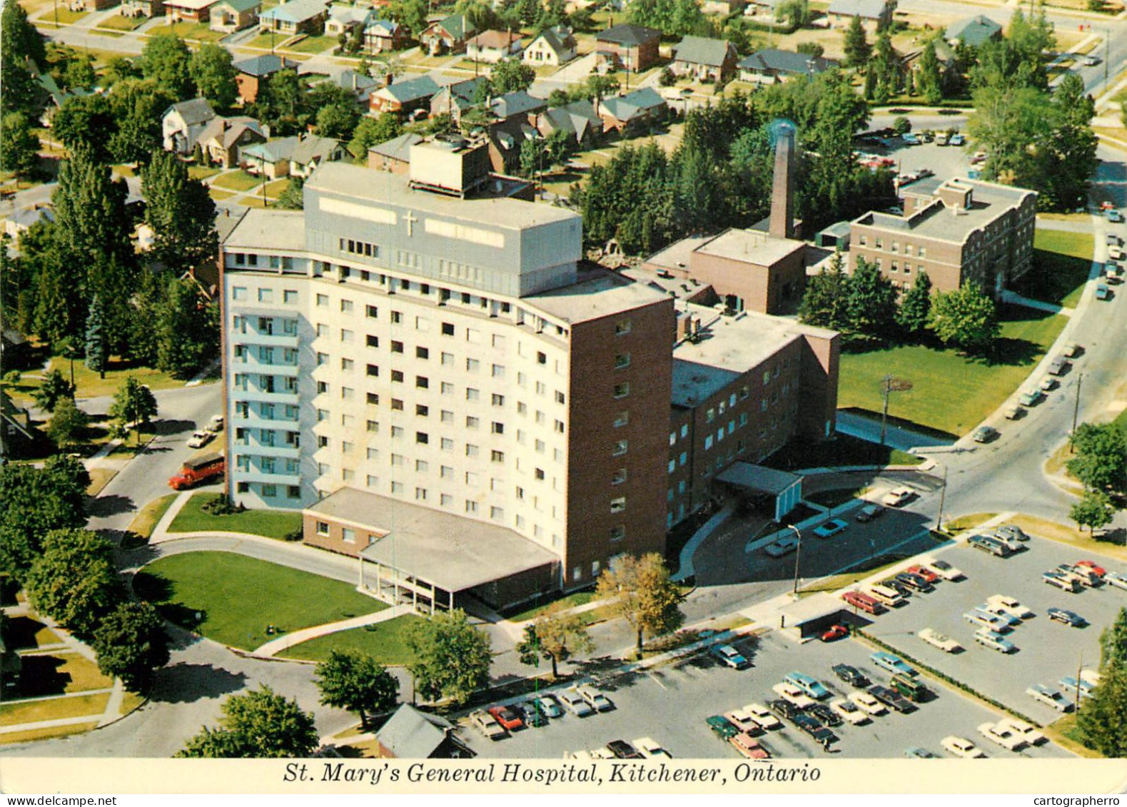 Canada Postcard Ontario Kitchener St. Mary's General Hospital - Kitchener