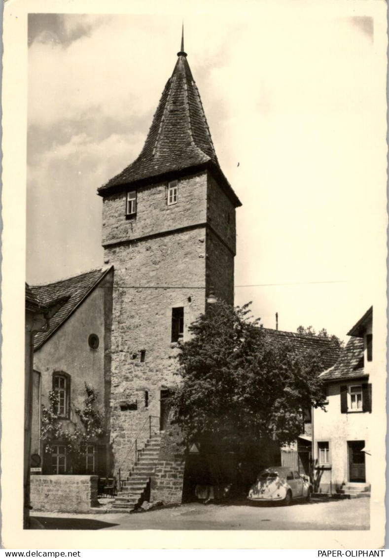 6993 CREGLINGEN, Faulturm, VW-Käfer, 50er Jahre - Tauberbischofsheim