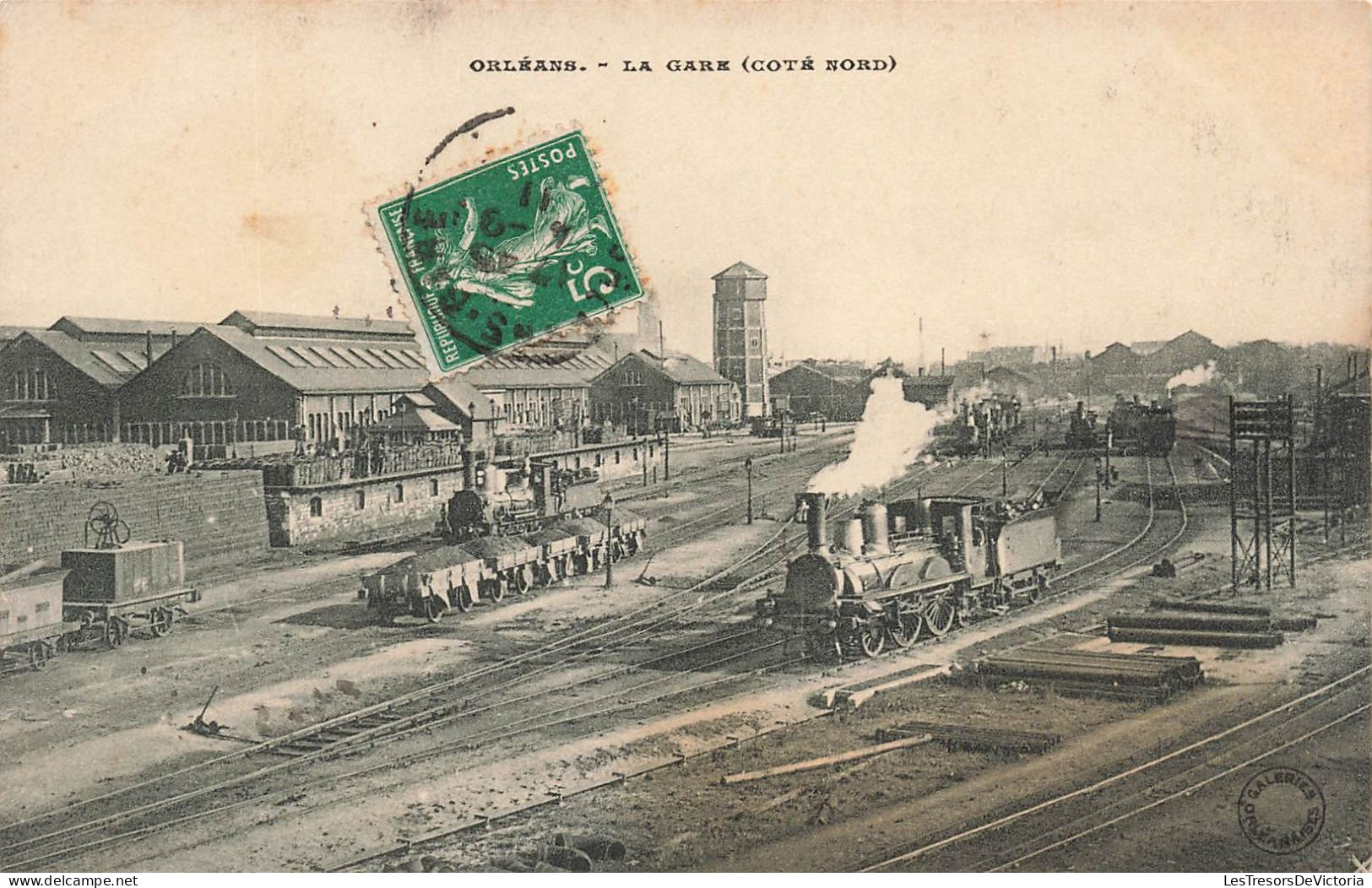 FRANCE - Orléans - Vue Générale De La Gare (côté Nord) - Carte Postale Ancienne - Orleans