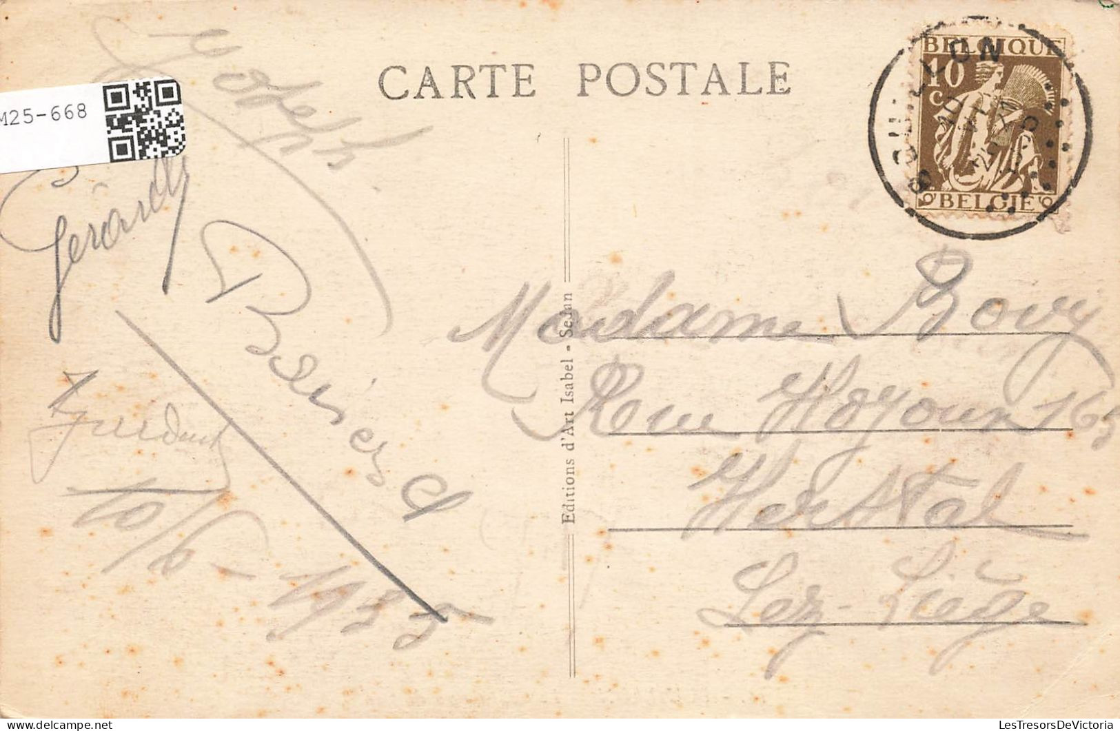 BELGIQUE - Bouillon - Le Chateau Vu De Face - Maisons - Lac - Carte Postale Ancienne - Bouillon