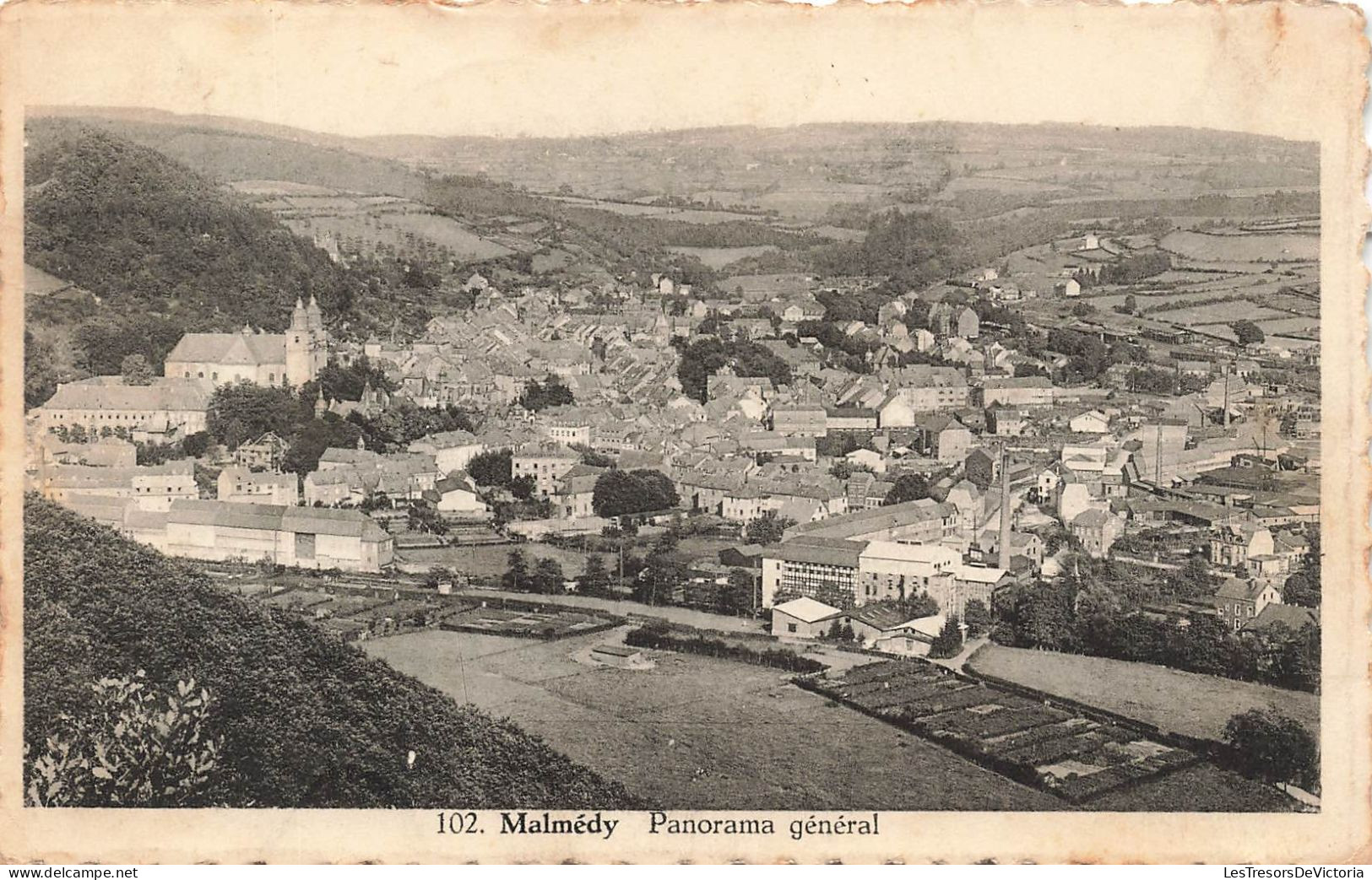 BELGIQUE - Malmédy - Panorama Général - Vue  - Carte Postale Ancienne - Malmedy