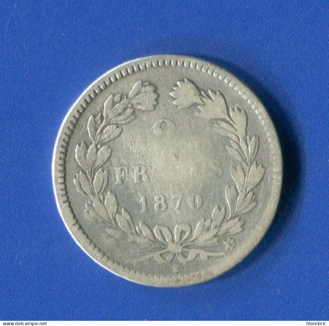 2  Fr  Sans L'egende 1870 A - 1870-1871 Kabinett Trochu