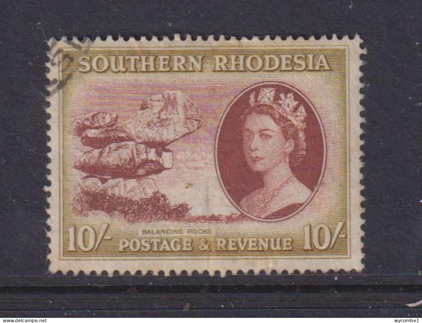 SOUTHERN RHODESIA  - 1953 Definitive 10s Used As Scan - Southern Rhodesia (...-1964)