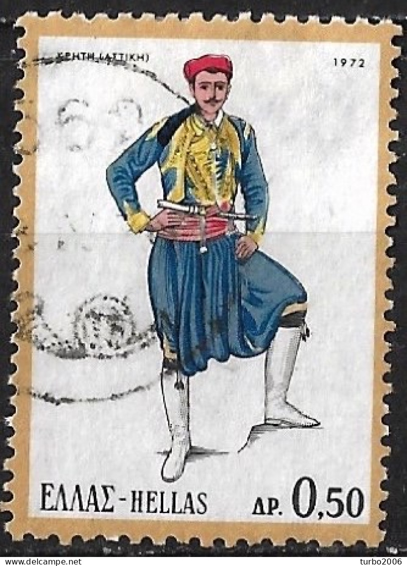 Rural Cancellation 662 On GREECE 1972 National Costumes I 0.50 Dr. Vl. 1160 - Maschinenstempel (Werbestempel)