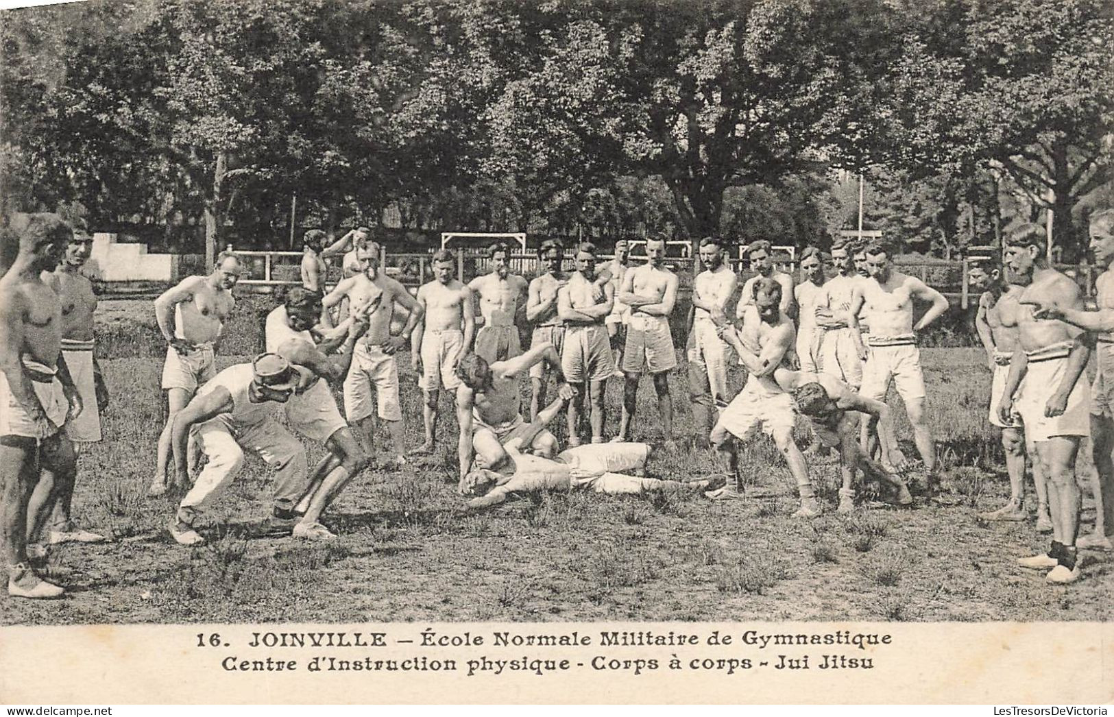 FRANCE - Joinville - Ecole Normale Militaire De Gymnastique - Corps à Corps - Jui Jitsu - Carte Postale Ancienne - Joinville Le Pont