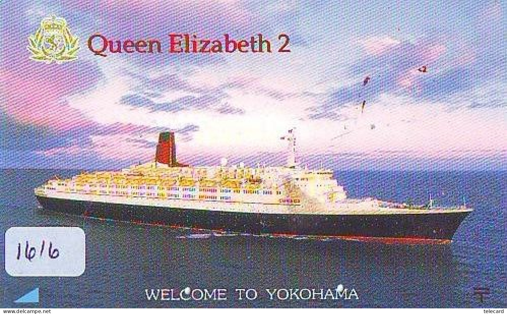 Télécarte JAPON * * BATEAU * PHONECARD JAPAN * SHIP (1616) TK *  SCHIFF * Schip * Boot * Barco - Bateaux