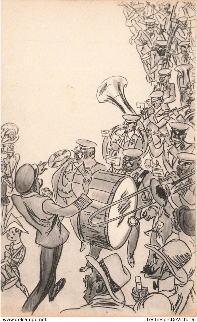 ILLUSTRATEUR - Fanfare - Animé - Carte Postale Ancienne - Ohne Zuordnung