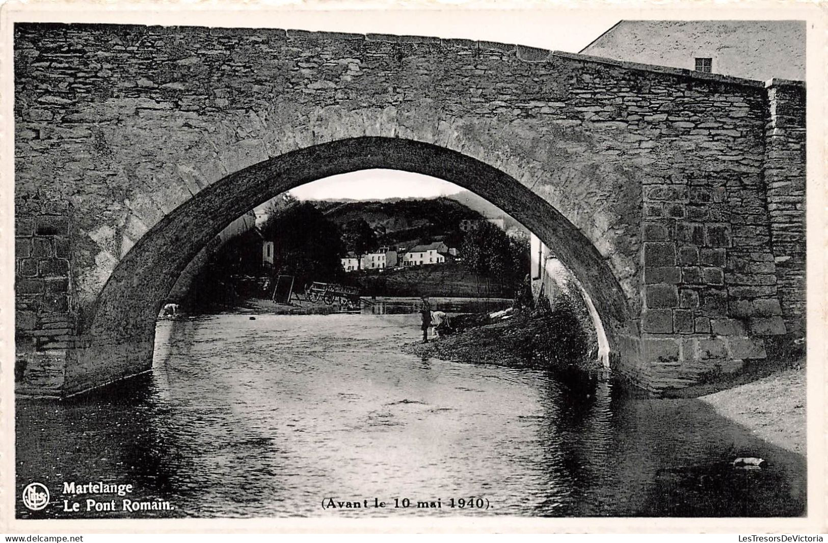 BELGIQUE - Martelange - Le Pont Romain (Anvant Le 10 Mai 1940) - Carte Postale - Martelange