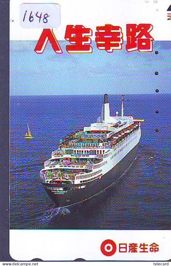 Télécarte JAPON * * BATEAU * PHONECARD JAPAN * SHIP (1648) TK *  SCHIFF * Schip * Boot * Barco - Boats