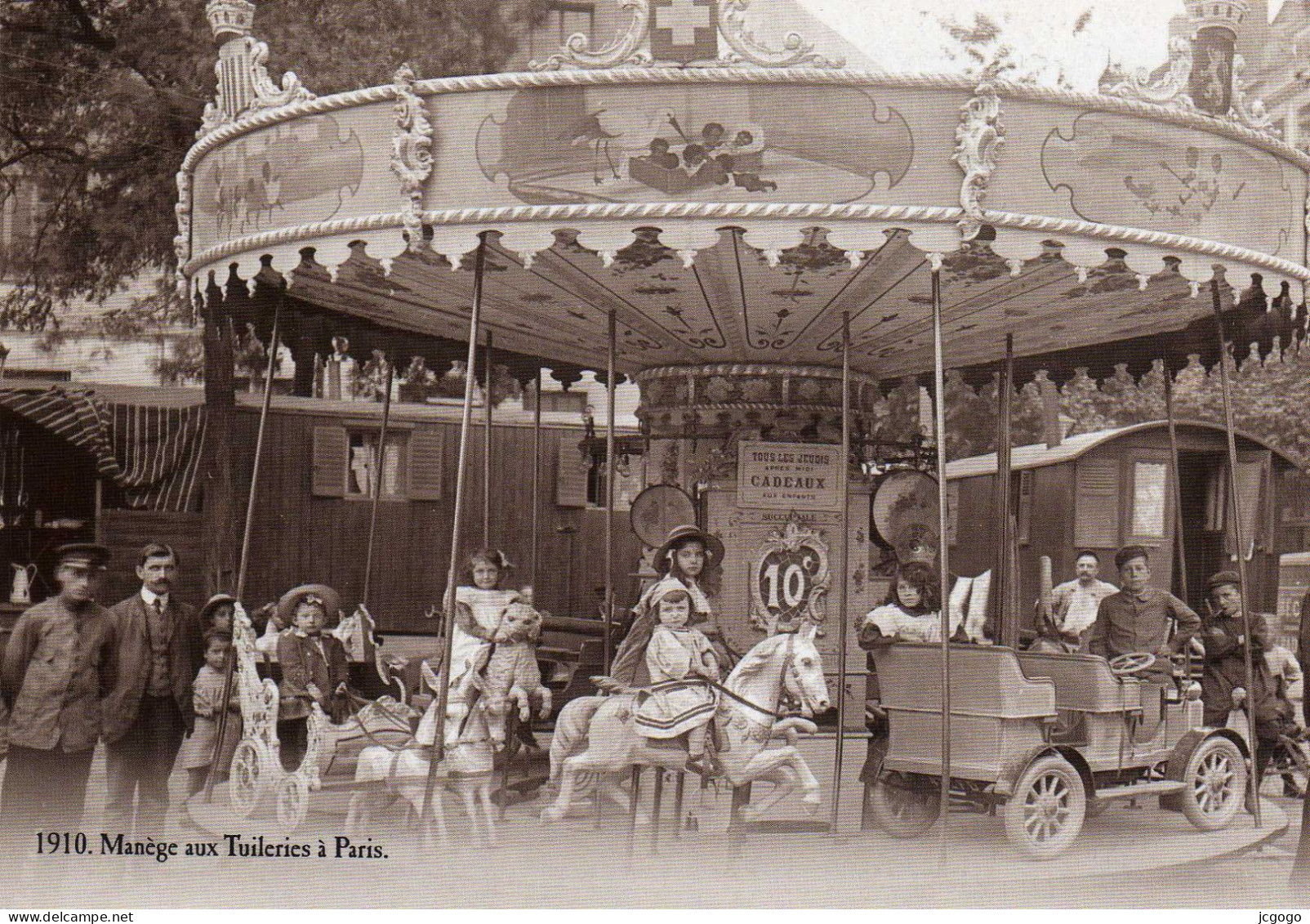 1910. Manège Aux Tuileries à Paris - Juegos