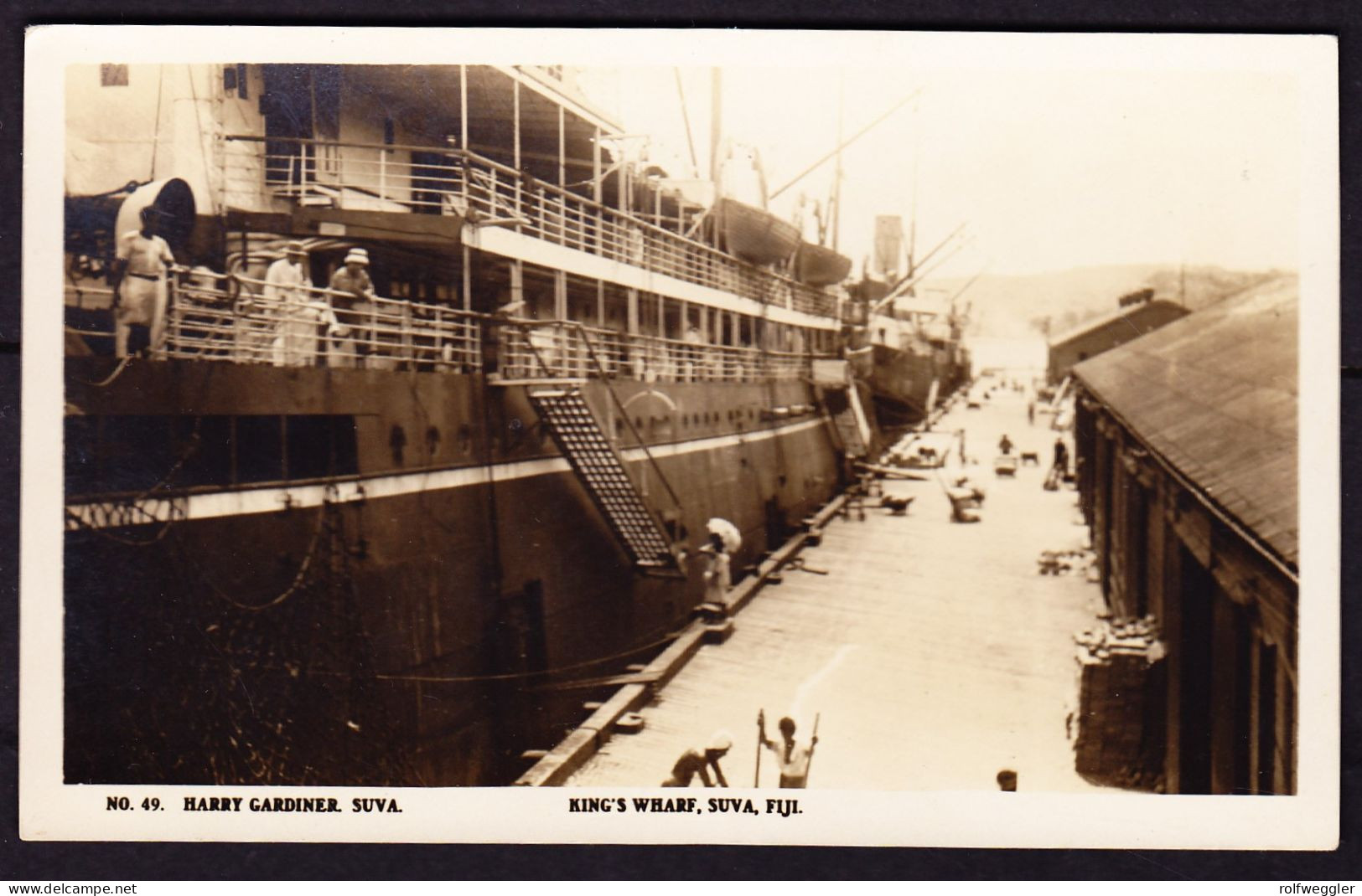 Um 1930 Ungelaufene Foto AK: King's Wharf In SUVA, Fiji - Fiji