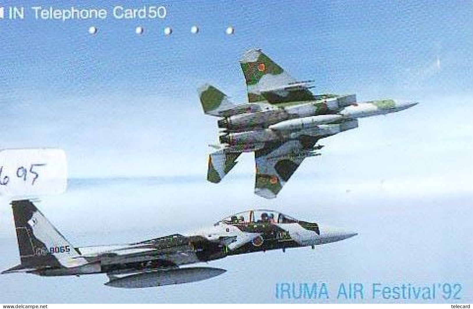 TELECARTE JAPON * MILITAIRY AVION  (695)  Flugzeuge * Airplane * Aeroplano * PHONECARD JAPAN * ARMEE * LEGER VLIEGTUIG - Armée