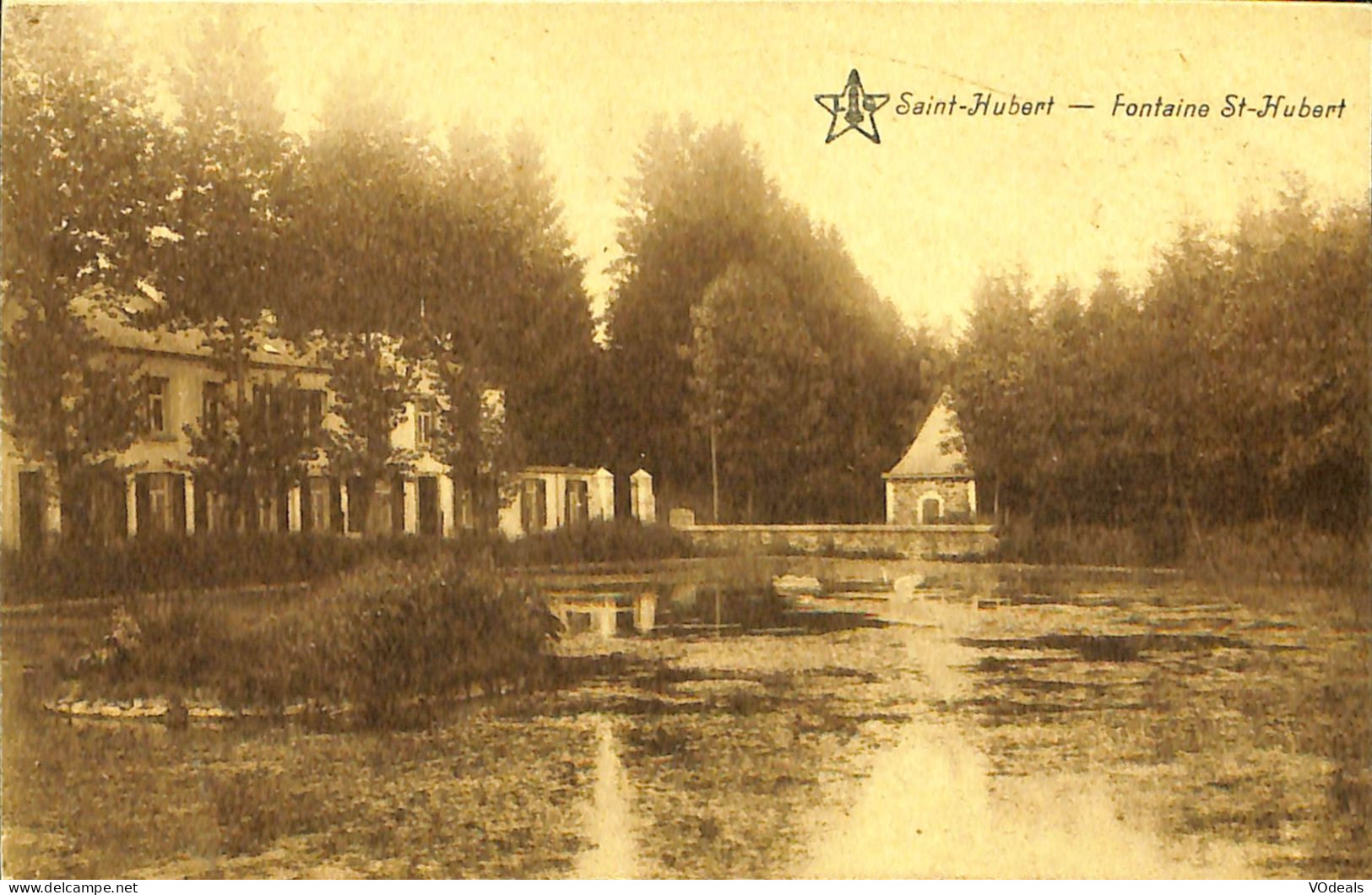 Belgique - Luxembourg - Saint-Hubert - Fontaine St-Hubert - Saint-Hubert