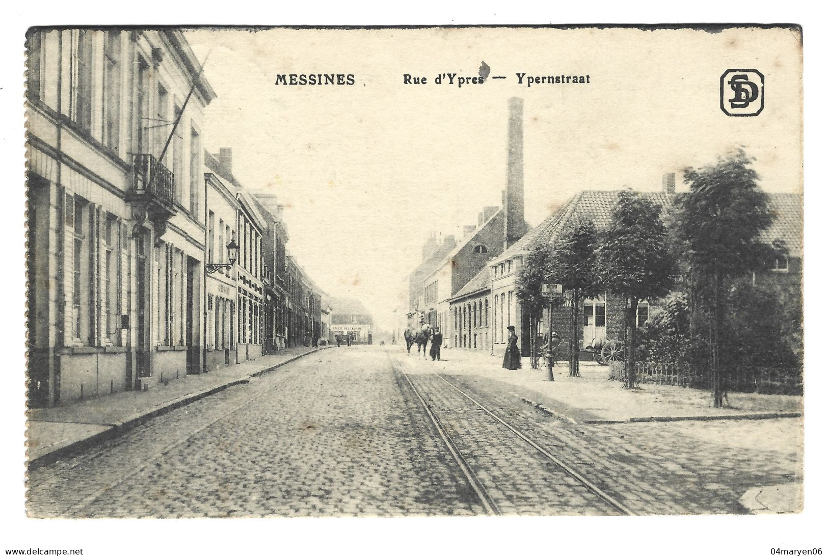 ***  MESSINES  ***  -  Ypernstraat / Rue D'Ypres   -   Zie / Voir / See Scan's - Mesen