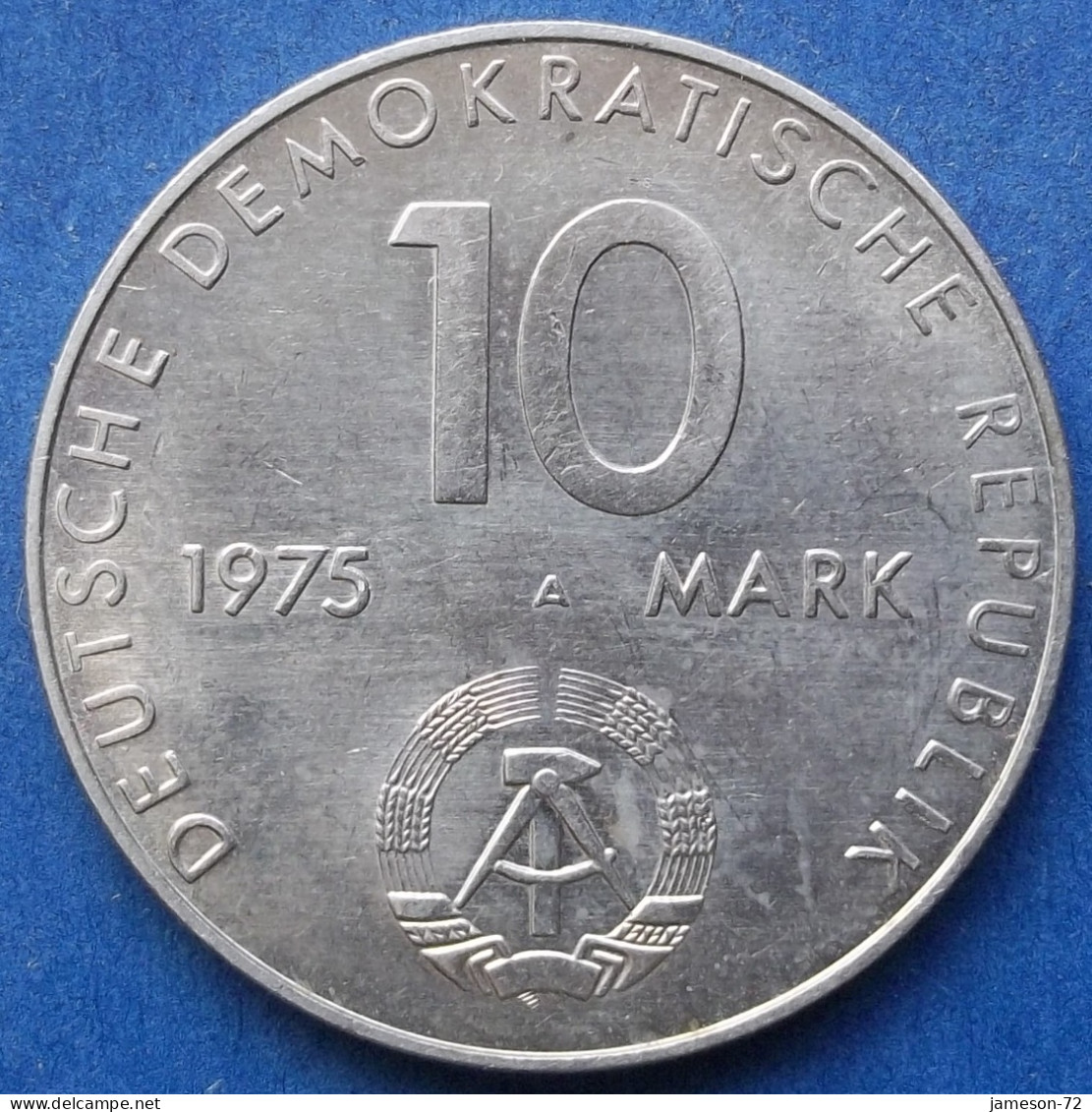 DDR · GDR - 10 Mark 1975 A "20th Anniversary Warsaw Pact" KM# 58 German Democratic Republic (1948-90) - Edelweiss Coins - 10 Mark