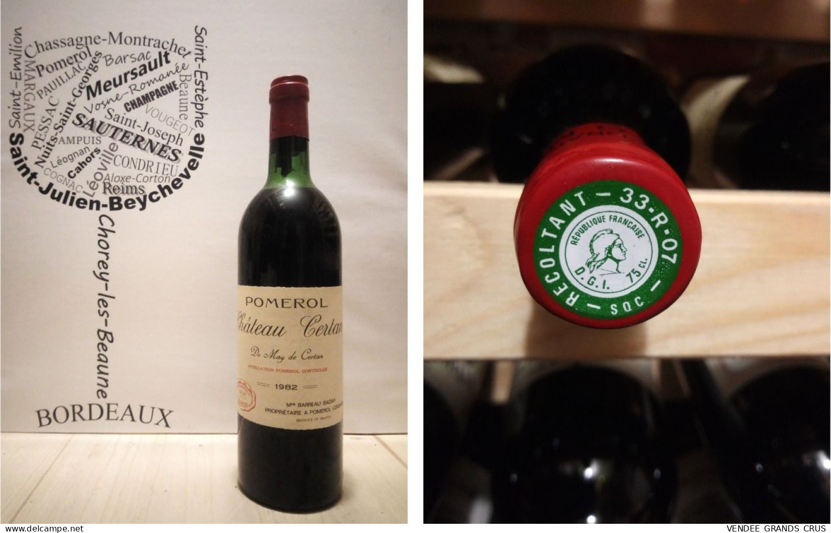 5 + 1 OFFERTE - Château Certan De May 1982 - X6 - Pomerol - 6 X 75 Cl - Rouge - Wein